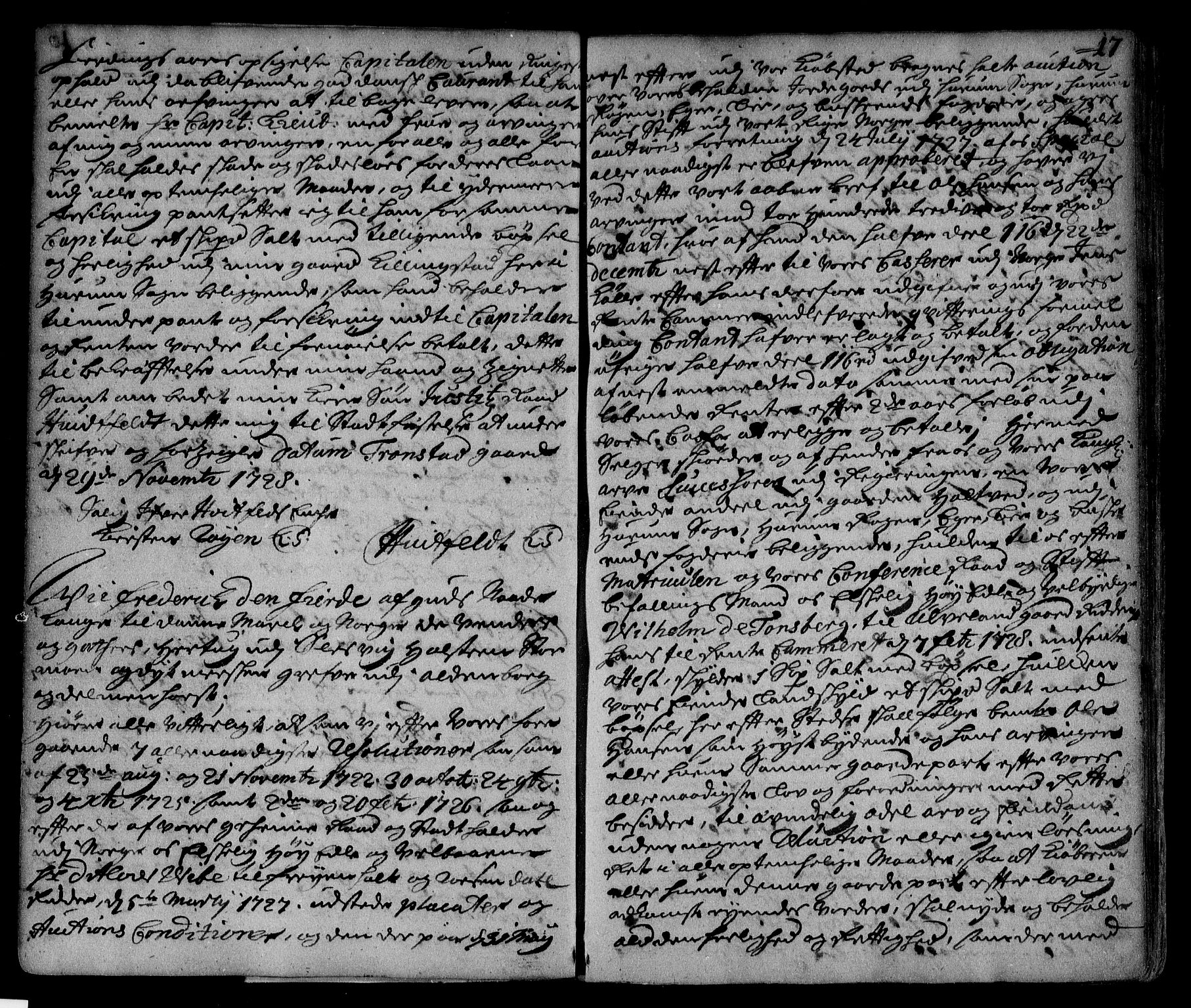 Lier, Røyken og Hurum sorenskriveri, AV/SAKO-A-89/G/Ga/Gaa/L0002: Mortgage book no. II, 1725-1755, p. 17