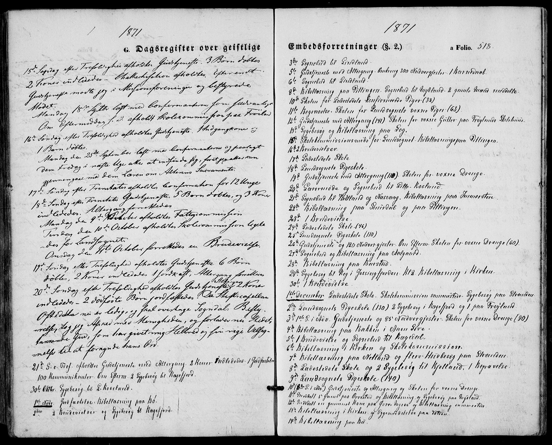 Sokndal sokneprestkontor, AV/SAST-A-101808: Parish register (official) no. A 9, 1857-1874, p. 518