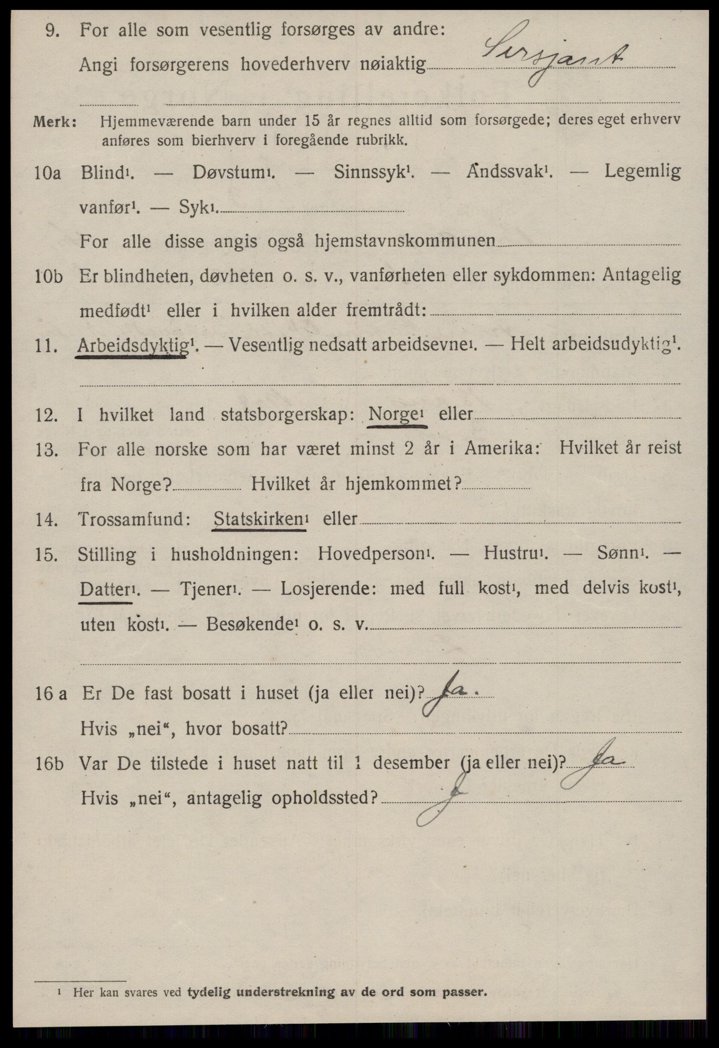 SAT, 1920 census for Brattvær, 1920, p. 1641