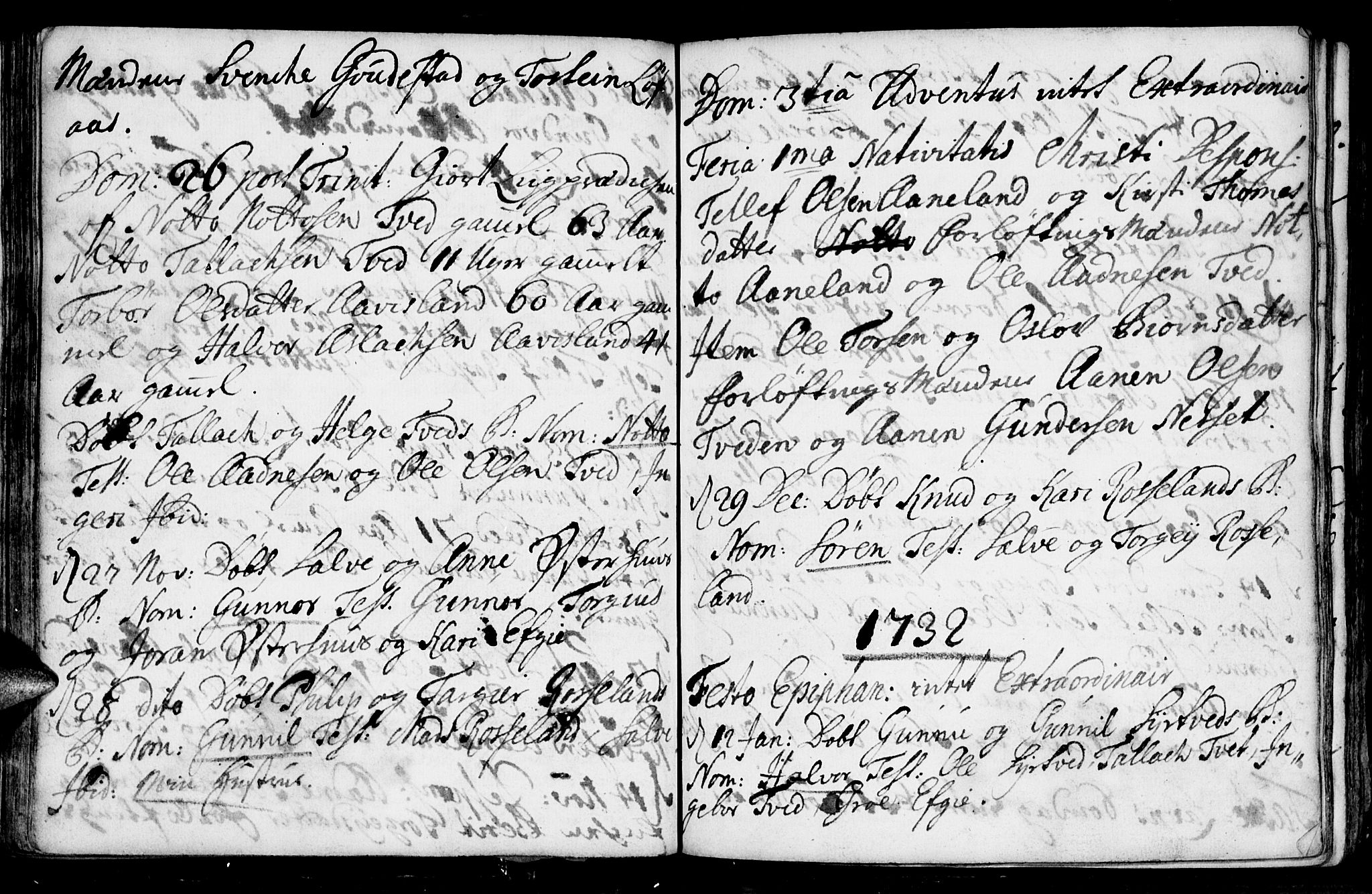 Evje sokneprestkontor, AV/SAK-1111-0008/F/Fa/Faa/L0001: Parish register (official) no. A 1, 1705-1760, p. 64