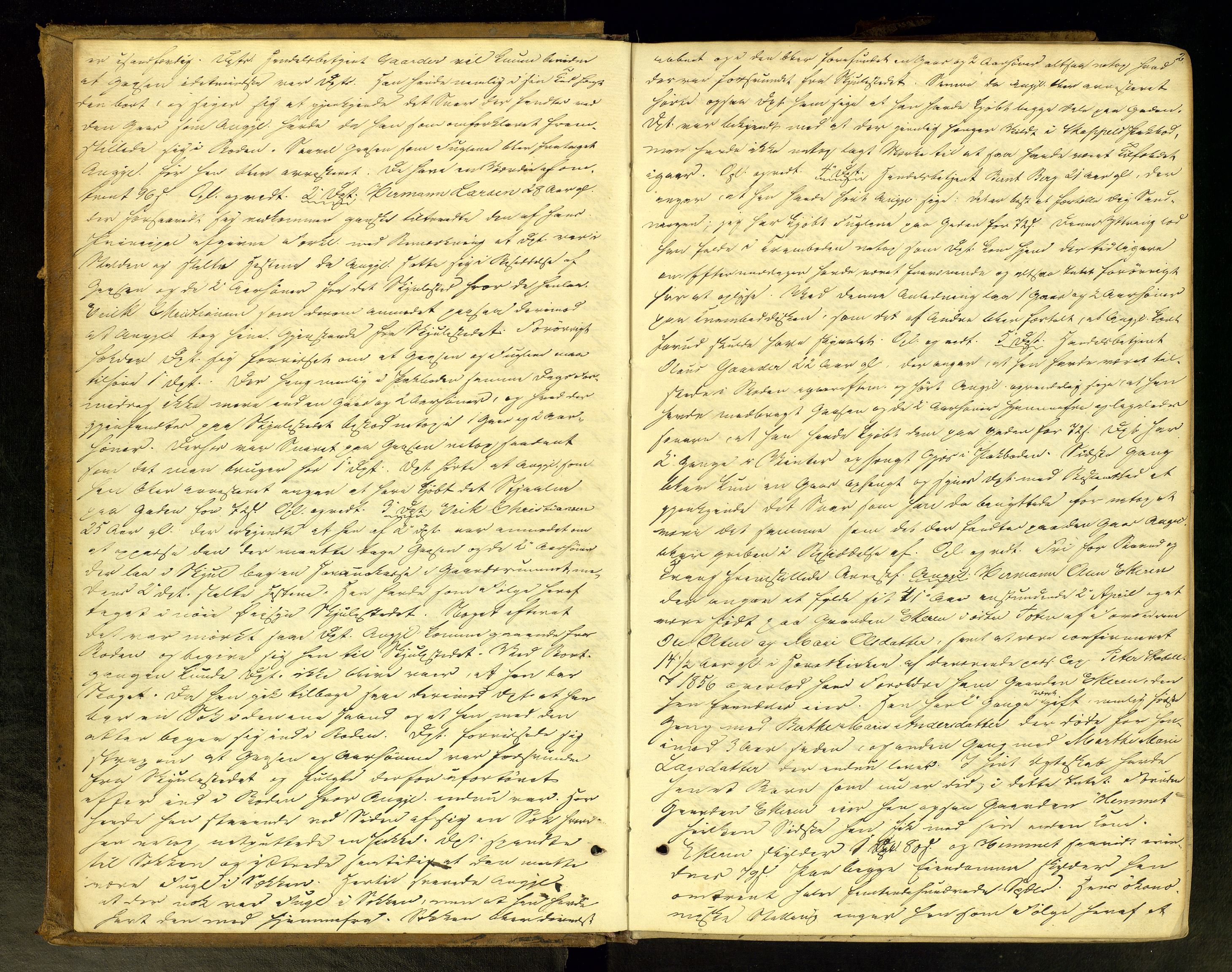 Hamar byfogd og byskriver, AV/SAH-TING-046/G/Gc/L0004: Ekstrarettsprotokoll, 1863-1867, p. 2