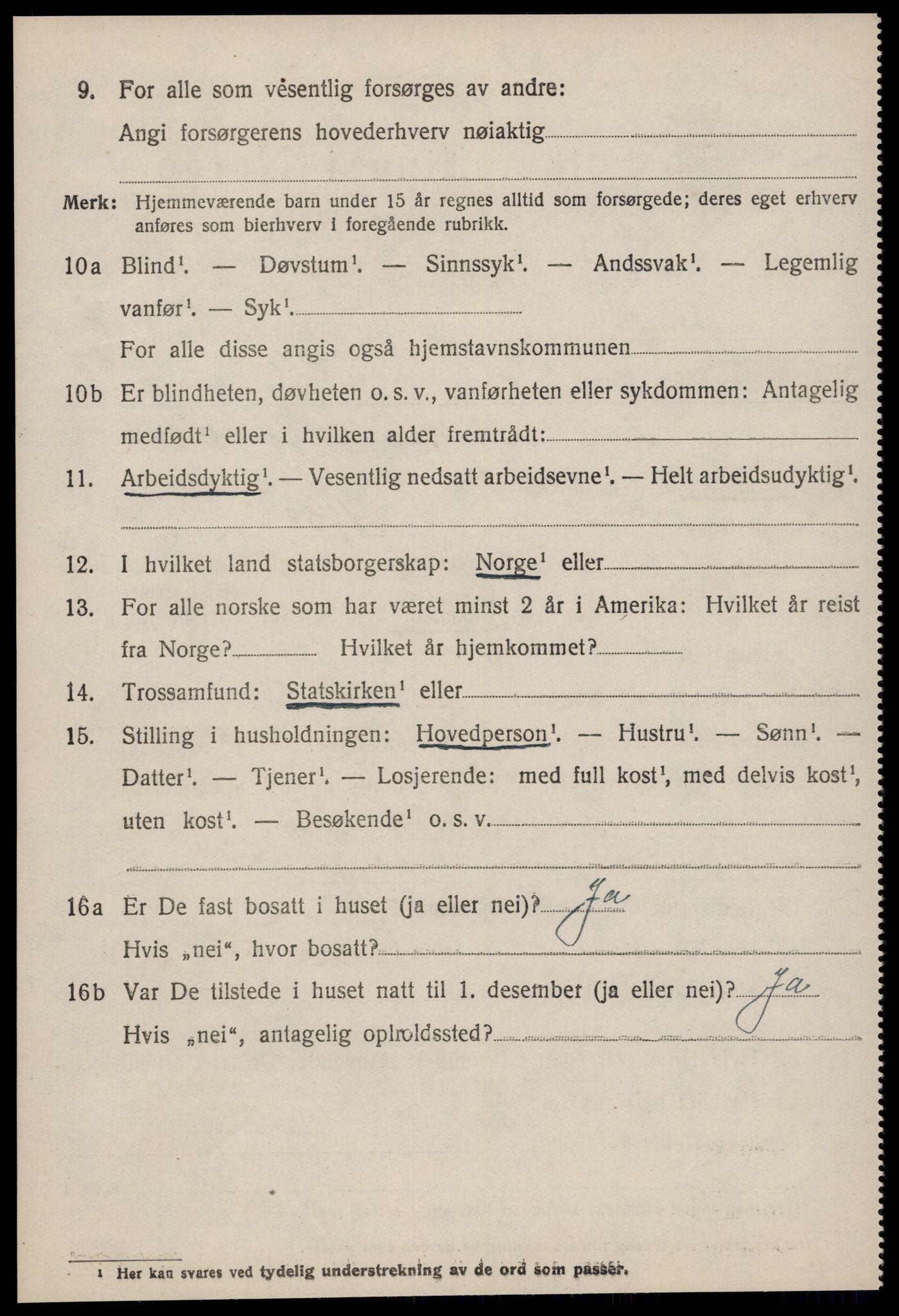 SAT, 1920 census for Eid (MR), 1920, p. 3285