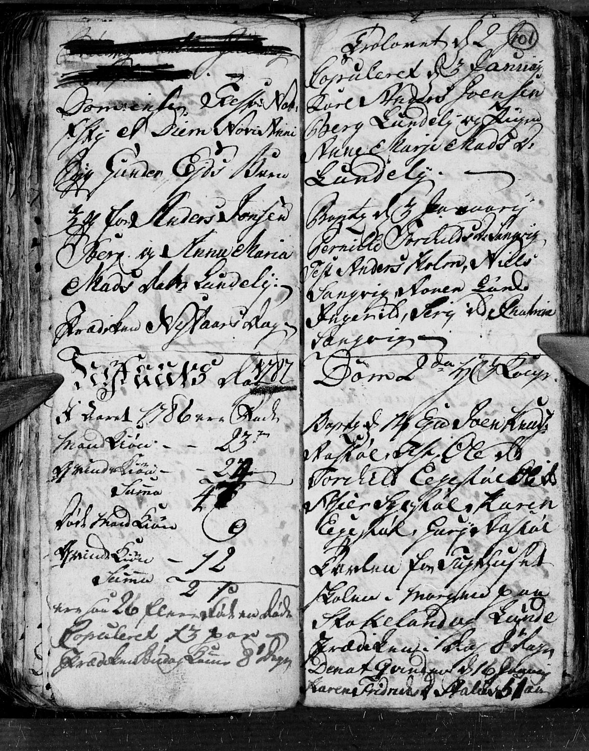 Søgne sokneprestkontor, AV/SAK-1111-0037/F/Fb/Fbb/L0001: Parish register (copy) no. B 1, 1779-1802, p. 101