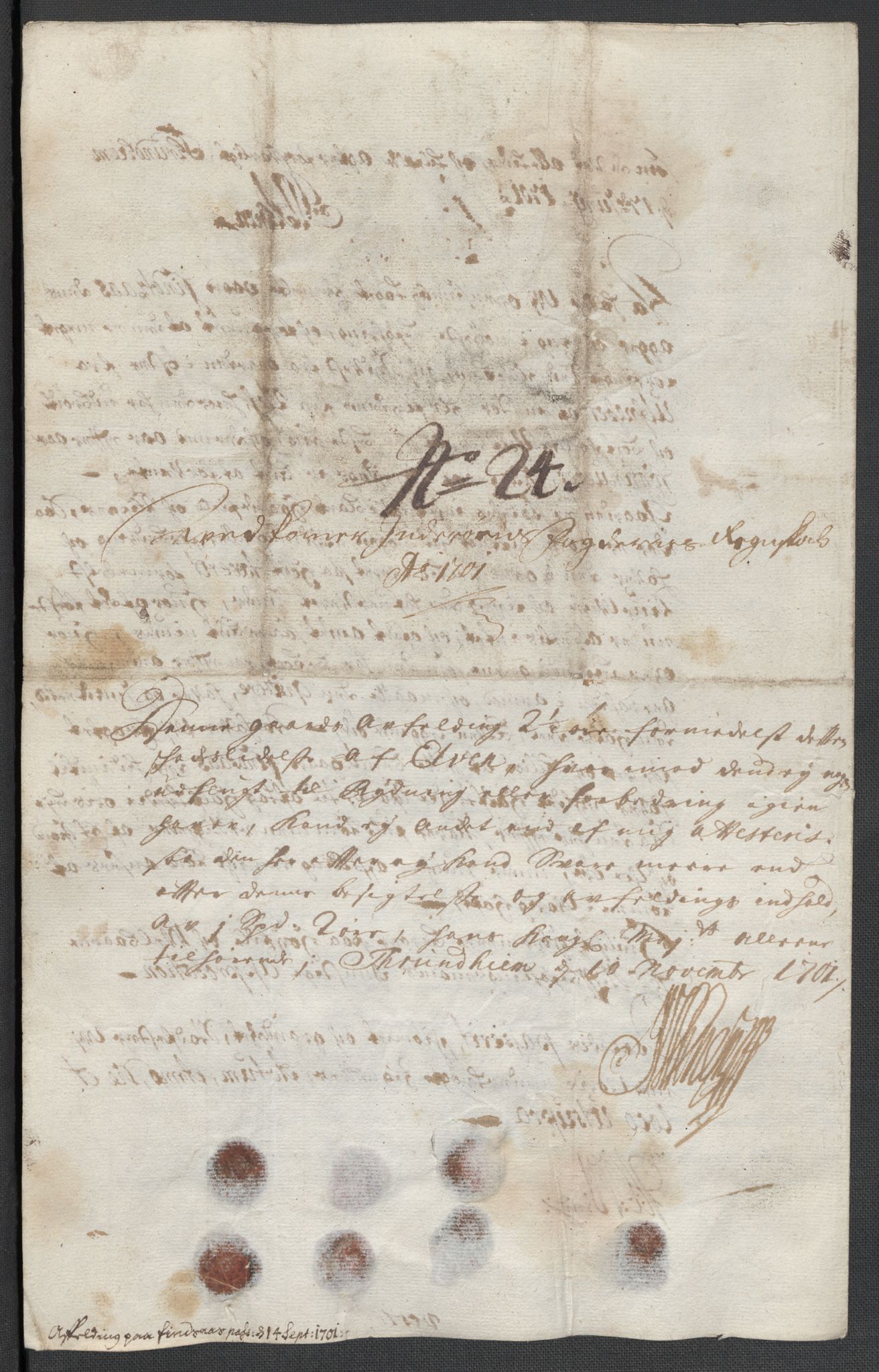 Rentekammeret inntil 1814, Reviderte regnskaper, Fogderegnskap, AV/RA-EA-4092/R63/L4312: Fogderegnskap Inderøy, 1701-1702, p. 138