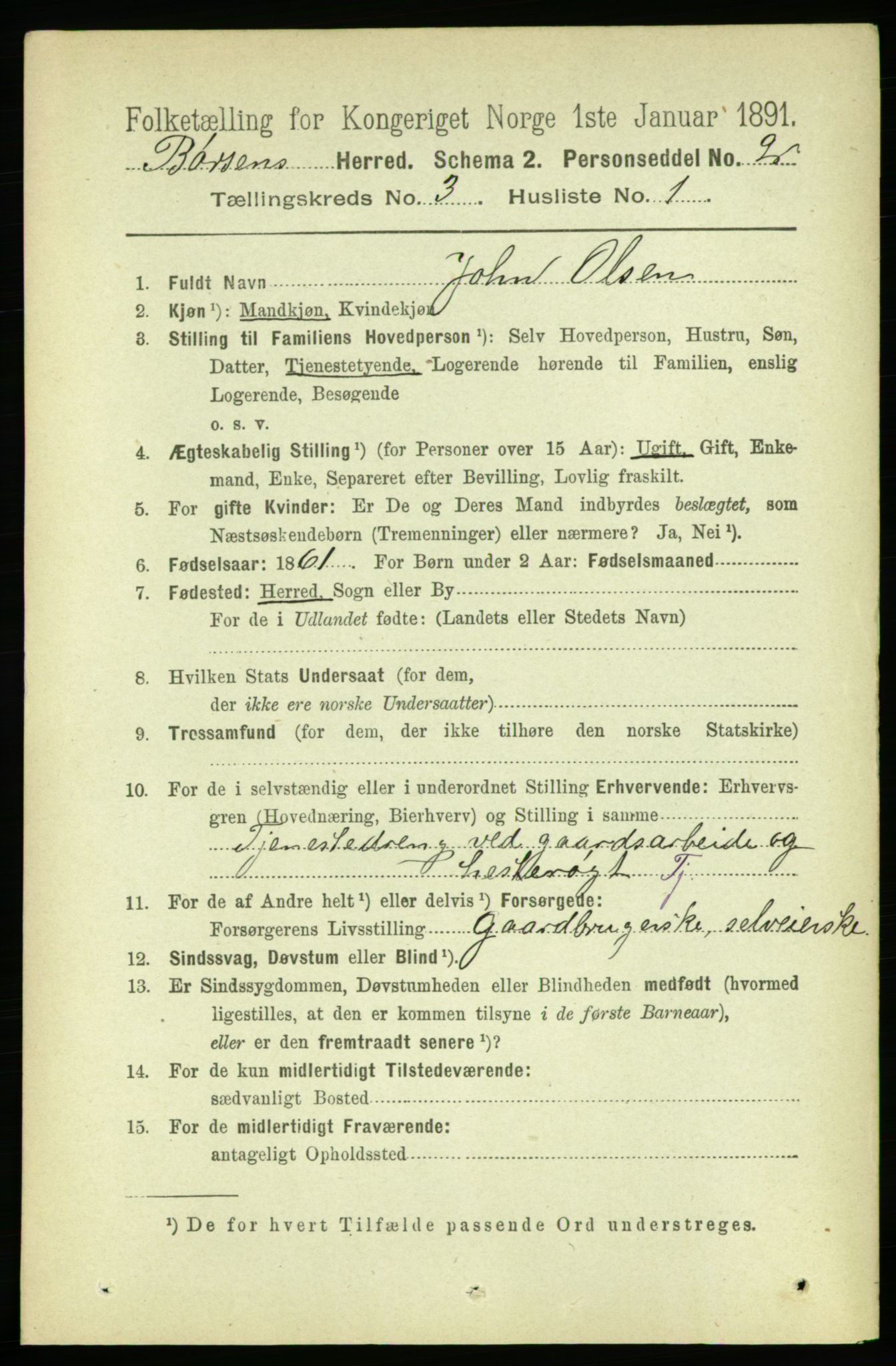 RA, 1891 census for 1658 Børsa, 1891, p. 882