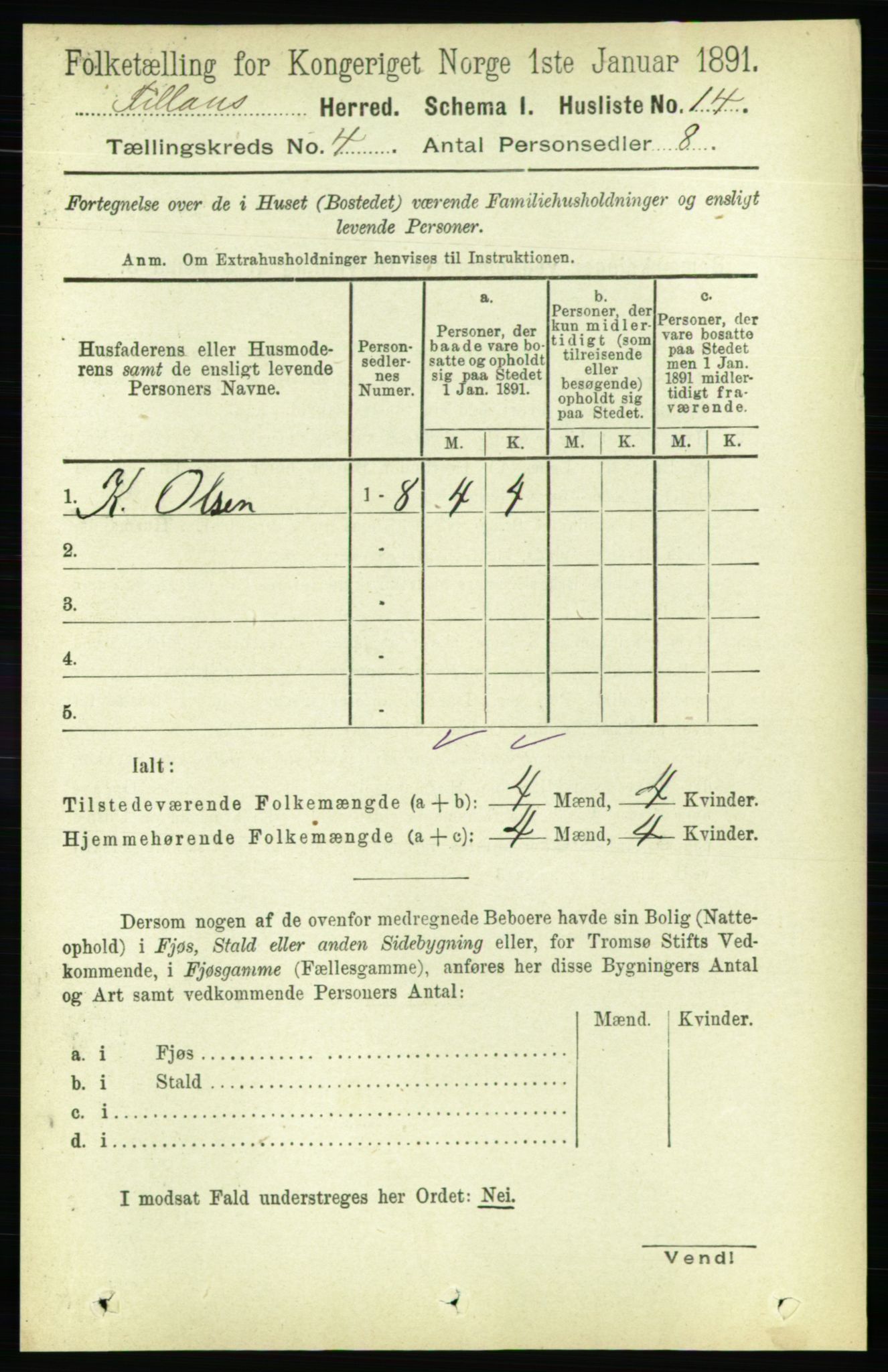 RA, 1891 census for 1616 Fillan, 1891, p. 634