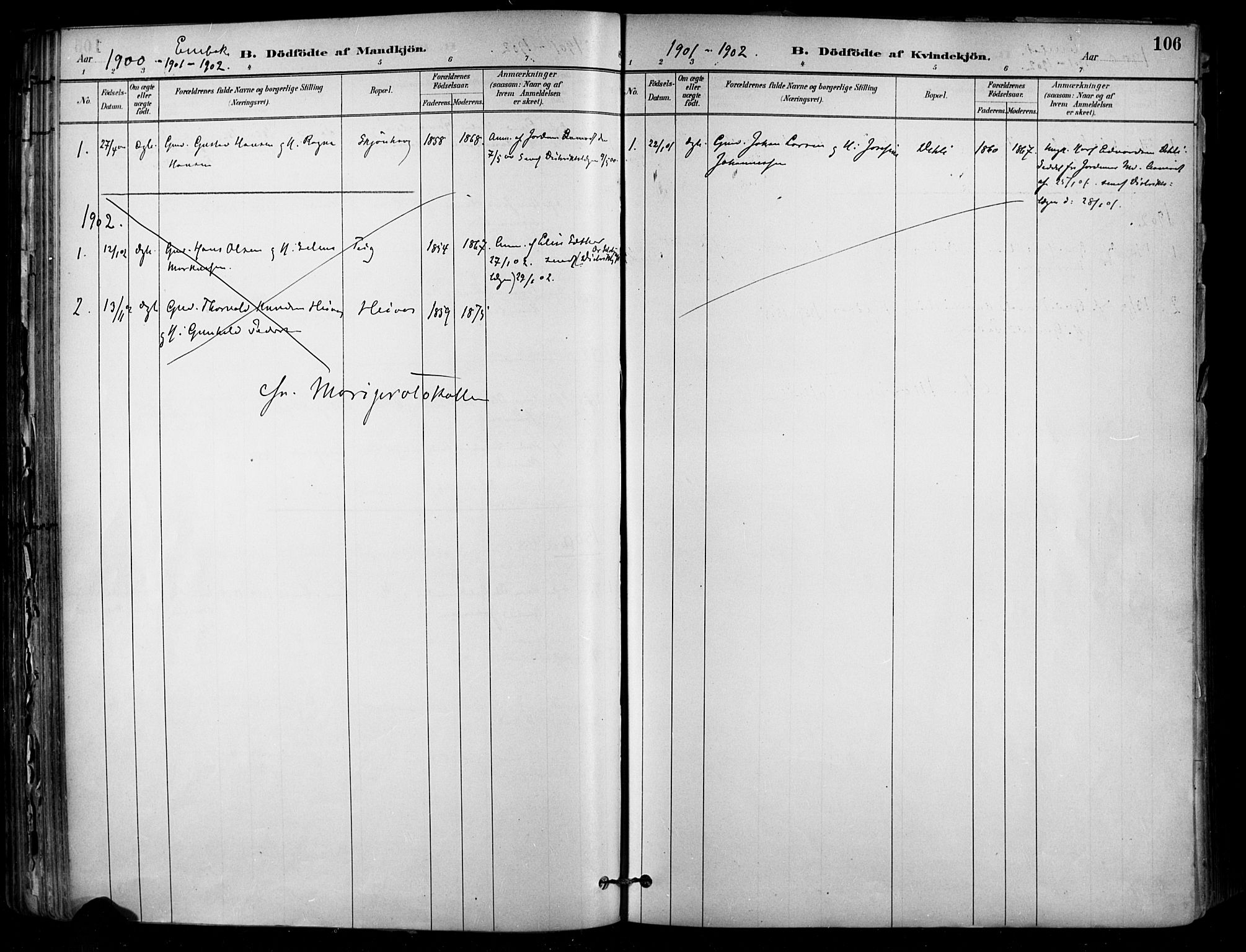 Enebakk prestekontor Kirkebøker, SAO/A-10171c/F/Fa/L0016: Parish register (official) no. I 16, 1883-1898, p. 106