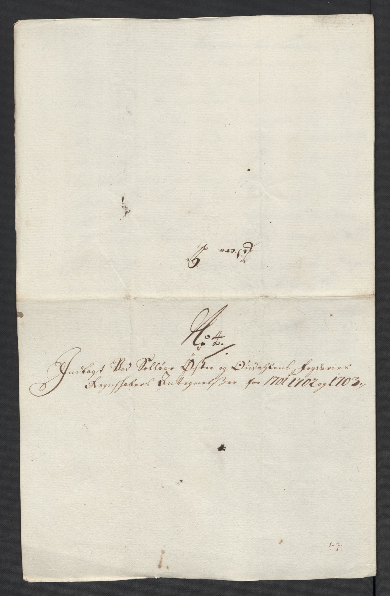 Rentekammeret inntil 1814, Reviderte regnskaper, Fogderegnskap, AV/RA-EA-4092/R13/L0841: Fogderegnskap Solør, Odal og Østerdal, 1703, p. 397