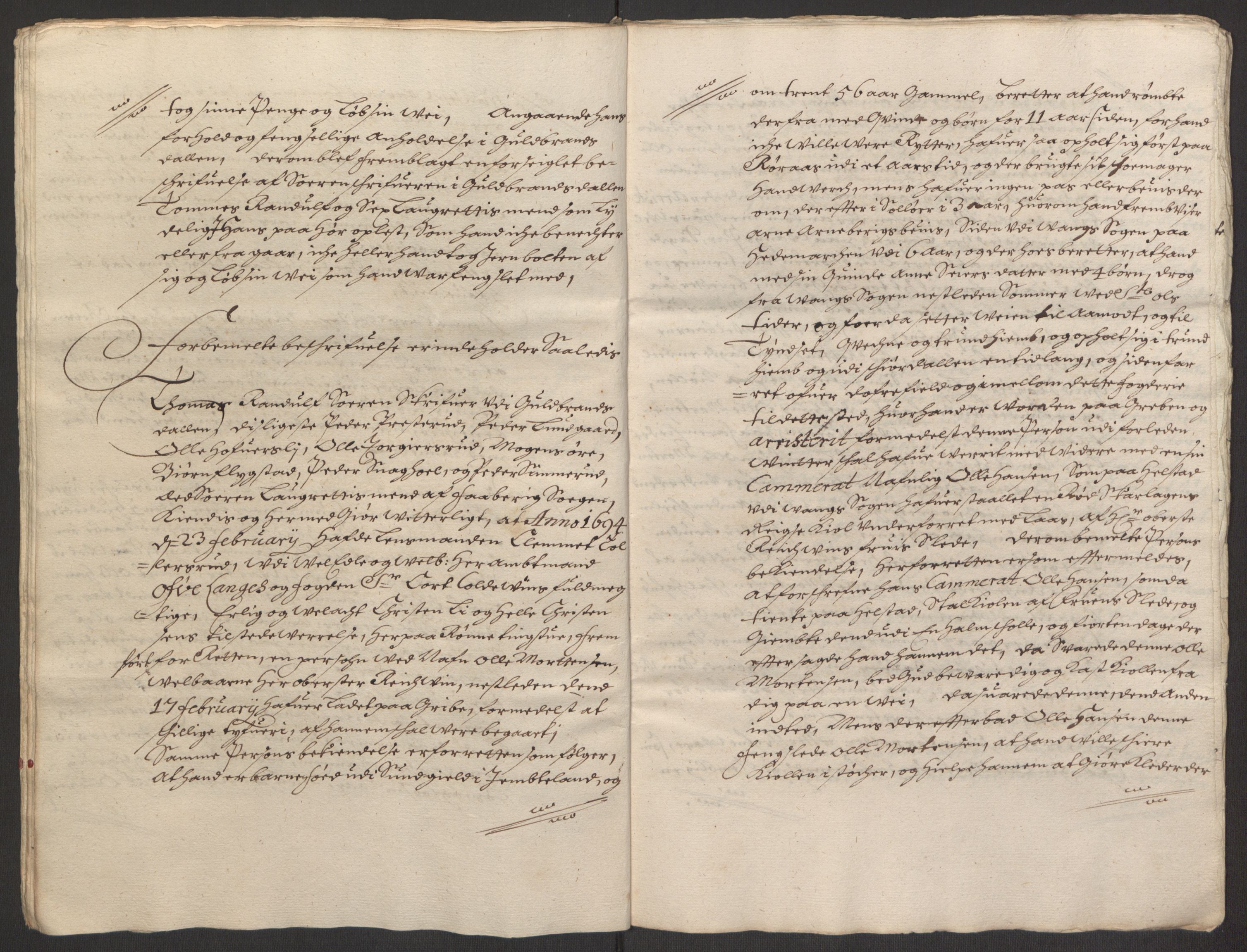 Rentekammeret inntil 1814, Reviderte regnskaper, Fogderegnskap, AV/RA-EA-4092/R16/L1035: Fogderegnskap Hedmark, 1694, p. 215