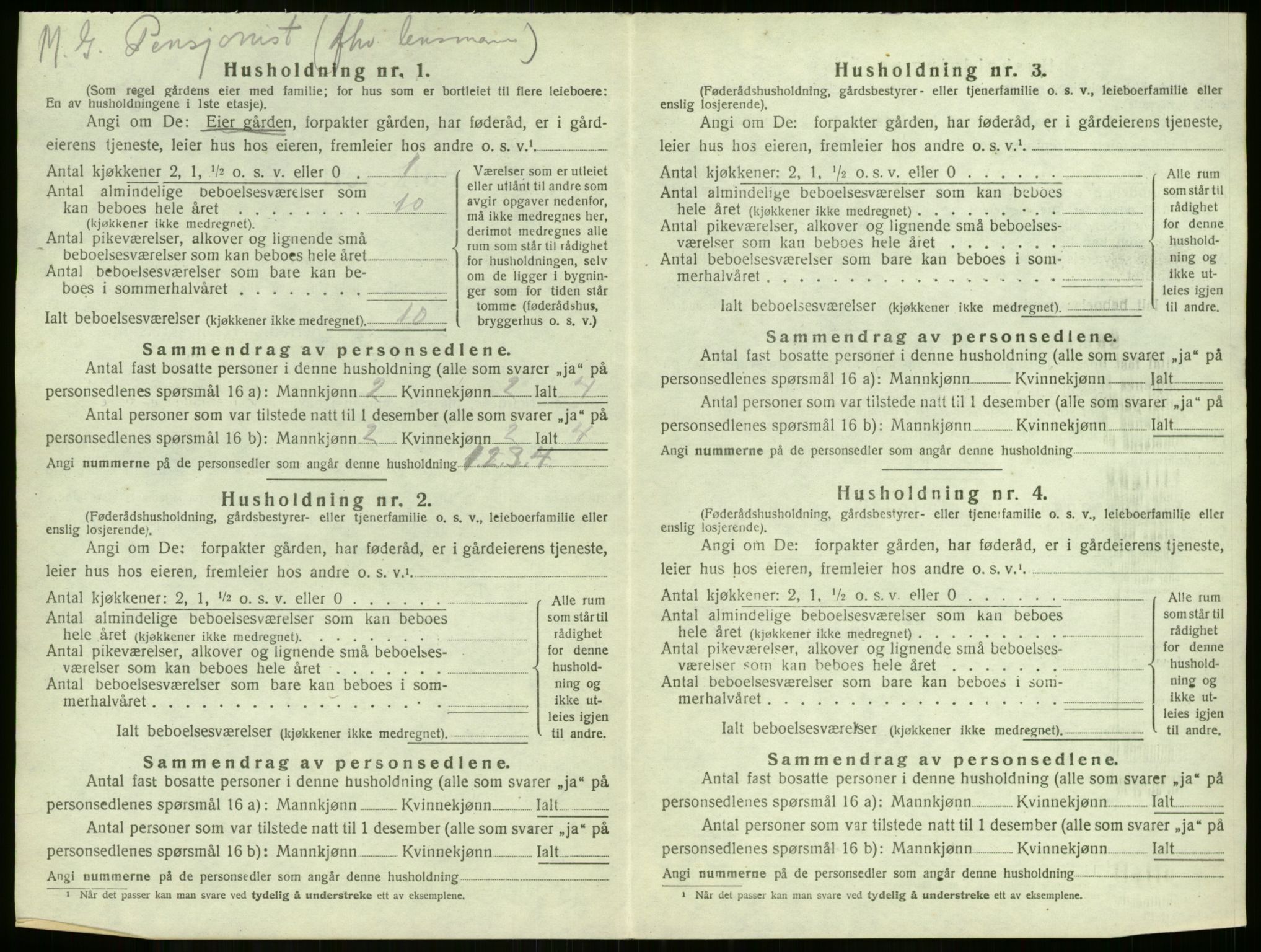 SAKO, 1920 census for Borre, 1920, p. 479