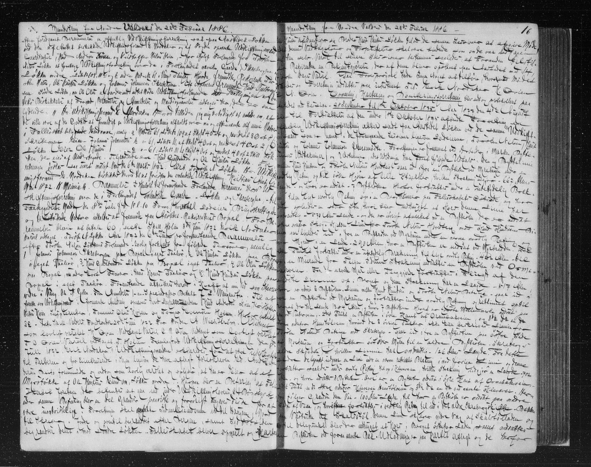 Valdres sorenskriveri, AV/SAH-TING-016/H/Hb/Hba/L0018: Mortgage book no. 18, 1886-1888, p. 16