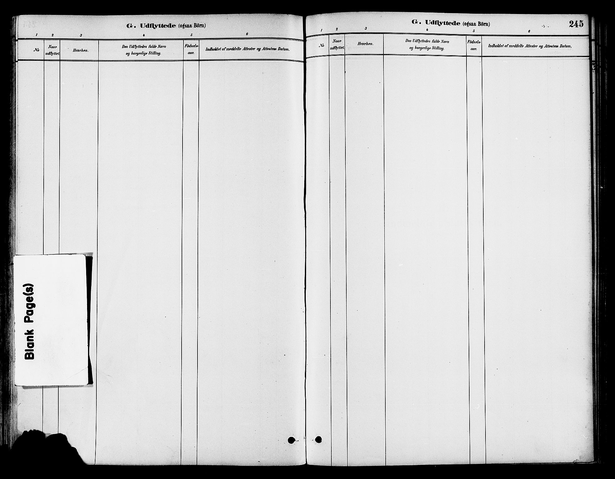 Østre Toten prestekontor, SAH/PREST-104/H/Ha/Haa/L0007: Parish register (official) no. 7, 1881-1896, p. 245