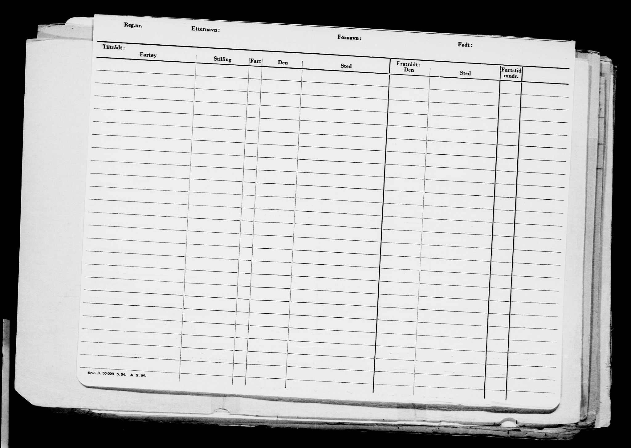 Direktoratet for sjømenn, AV/RA-S-3545/G/Gb/L0083: Hovedkort, 1909, p. 83