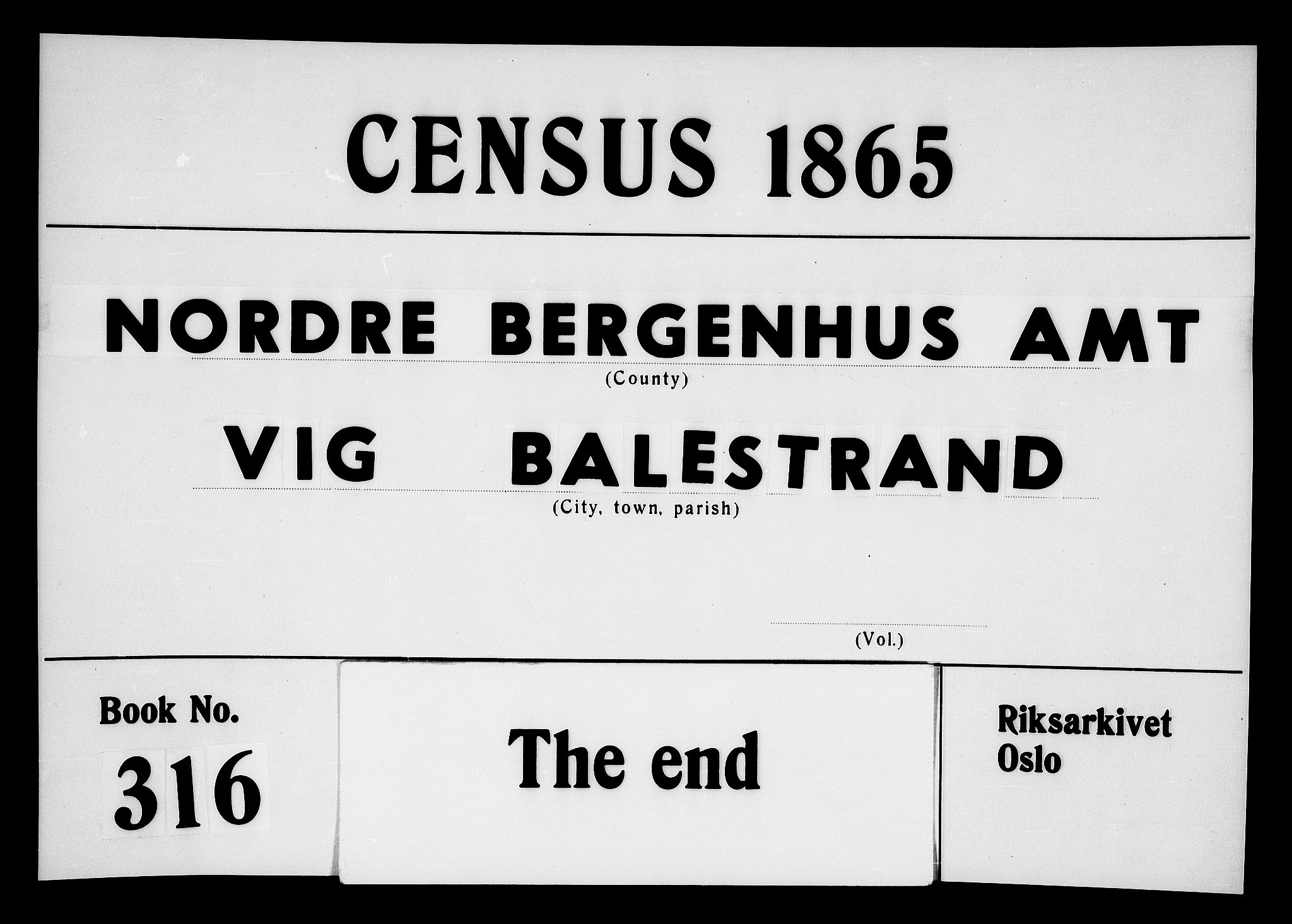 RA, 1865 census for Balestrand, 1865, p. 96