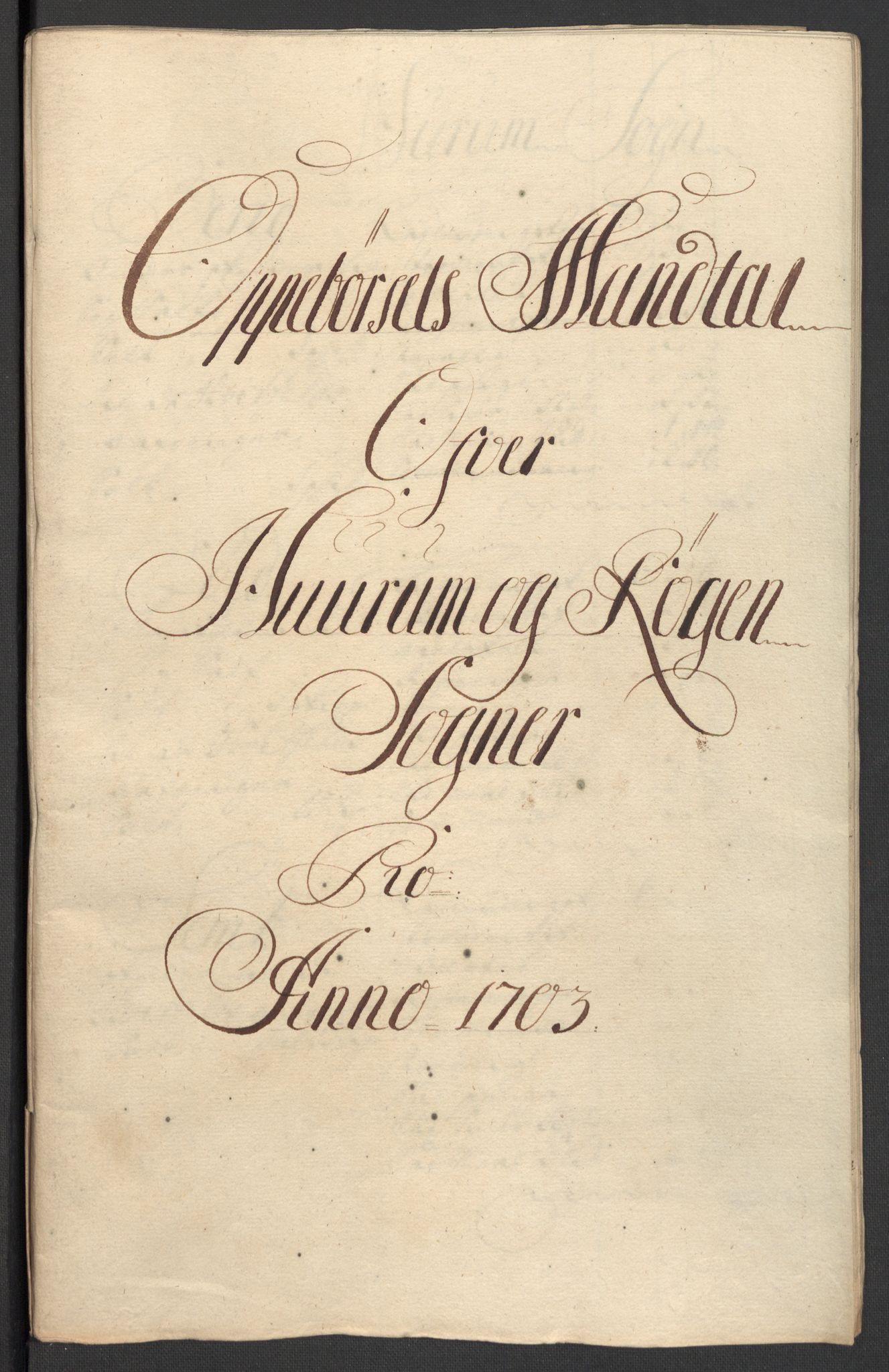 Rentekammeret inntil 1814, Reviderte regnskaper, Fogderegnskap, AV/RA-EA-4092/R30/L1699: Fogderegnskap Hurum, Røyken, Eiker og Lier, 1703, p. 46