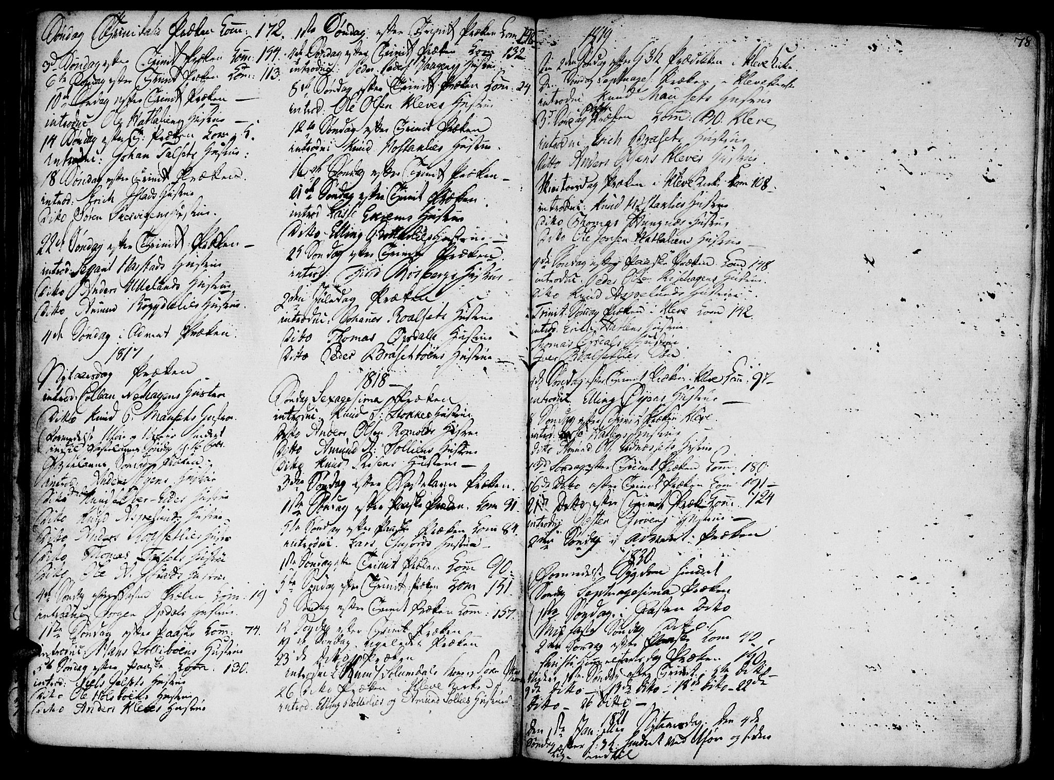 Ministerialprotokoller, klokkerbøker og fødselsregistre - Møre og Romsdal, SAT/A-1454/555/L0650: Parish register (official) no. 555A02 /2, 1798-1821, p. 78