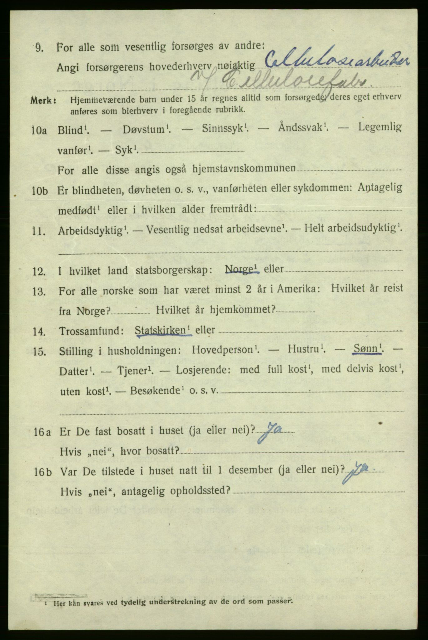 SAO, 1920 census for Fredrikshald, 1920, p. 10925