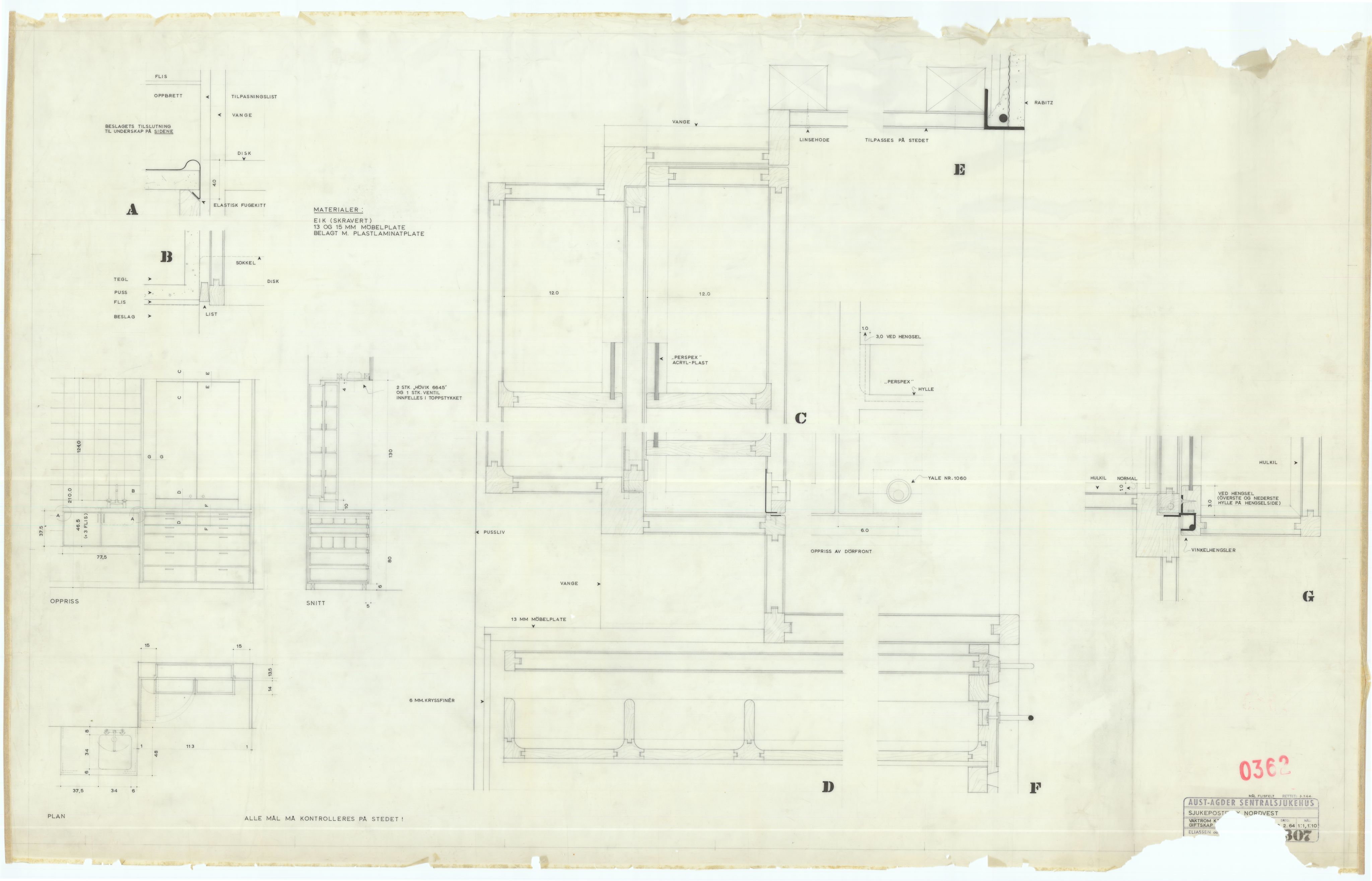 Eliassen og Lambertz-Nilssen Arkitekter, AAKS/PA-2983/T/T01/L0002: Tegningskogger 0362, 1960-1966, p. 26