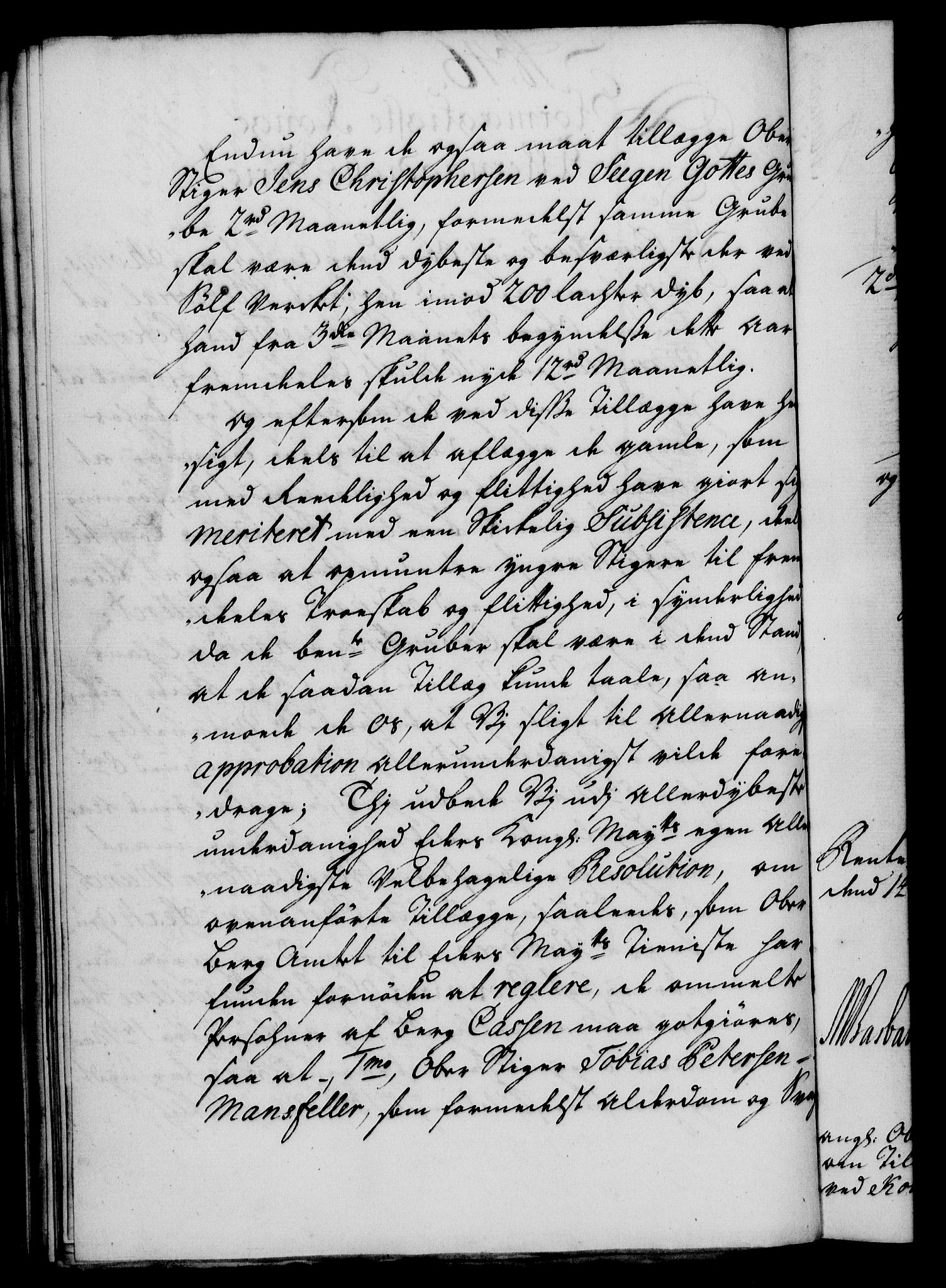 Rentekammeret, Kammerkanselliet, RA/EA-3111/G/Gf/Gfa/L0019: Norsk relasjons- og resolusjonsprotokoll (merket RK 52.19), 1736, p. 310