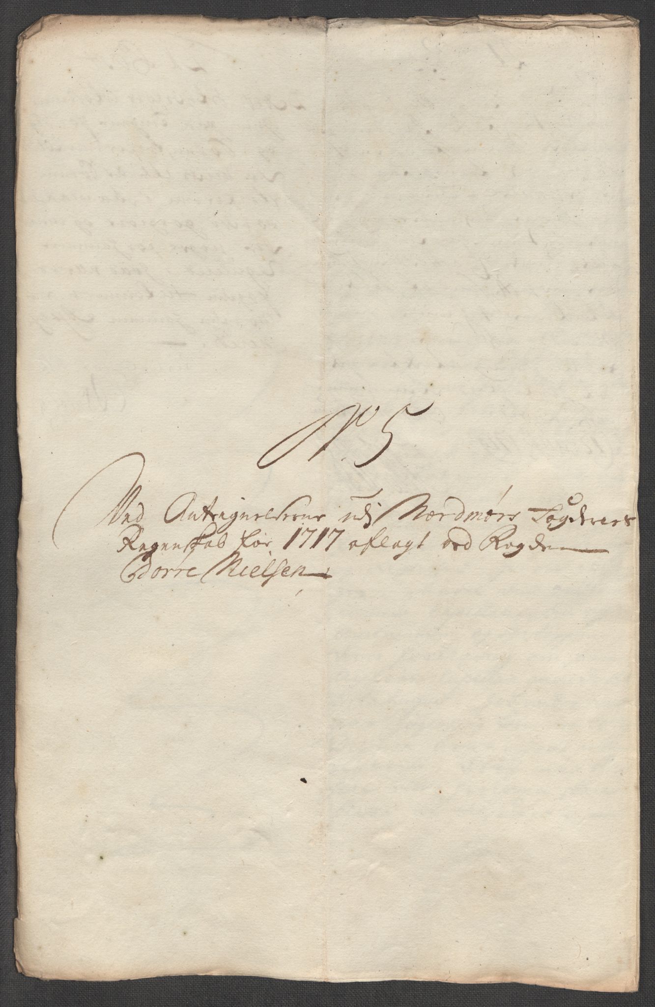 Rentekammeret inntil 1814, Reviderte regnskaper, Fogderegnskap, RA/EA-4092/R56/L3750: Fogderegnskap Nordmøre, 1717, p. 335