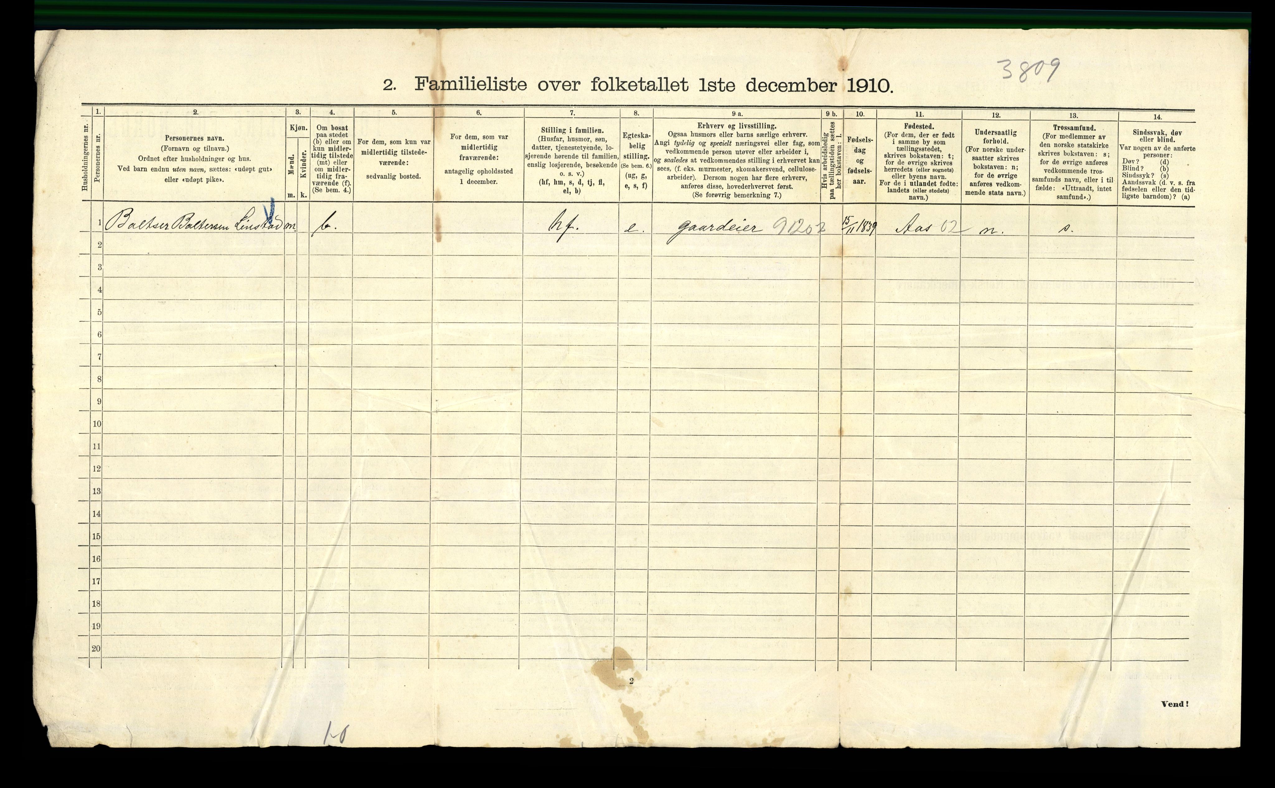 RA, 1910 census for Kristiania, 1910, p. 111132