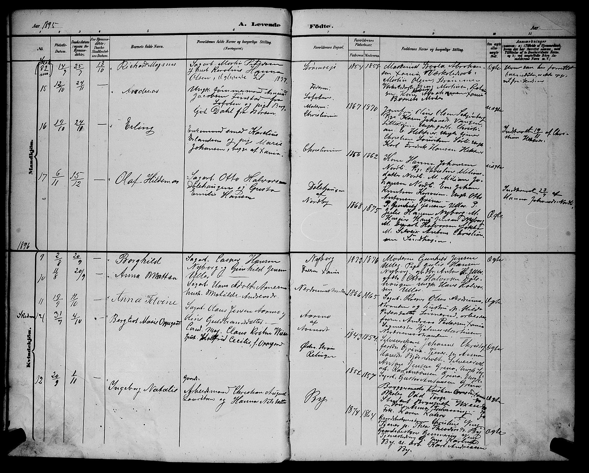 Fet prestekontor Kirkebøker, SAO/A-10370a/G/Gb/L0004: Parish register (copy) no. II 4, 1894-1904