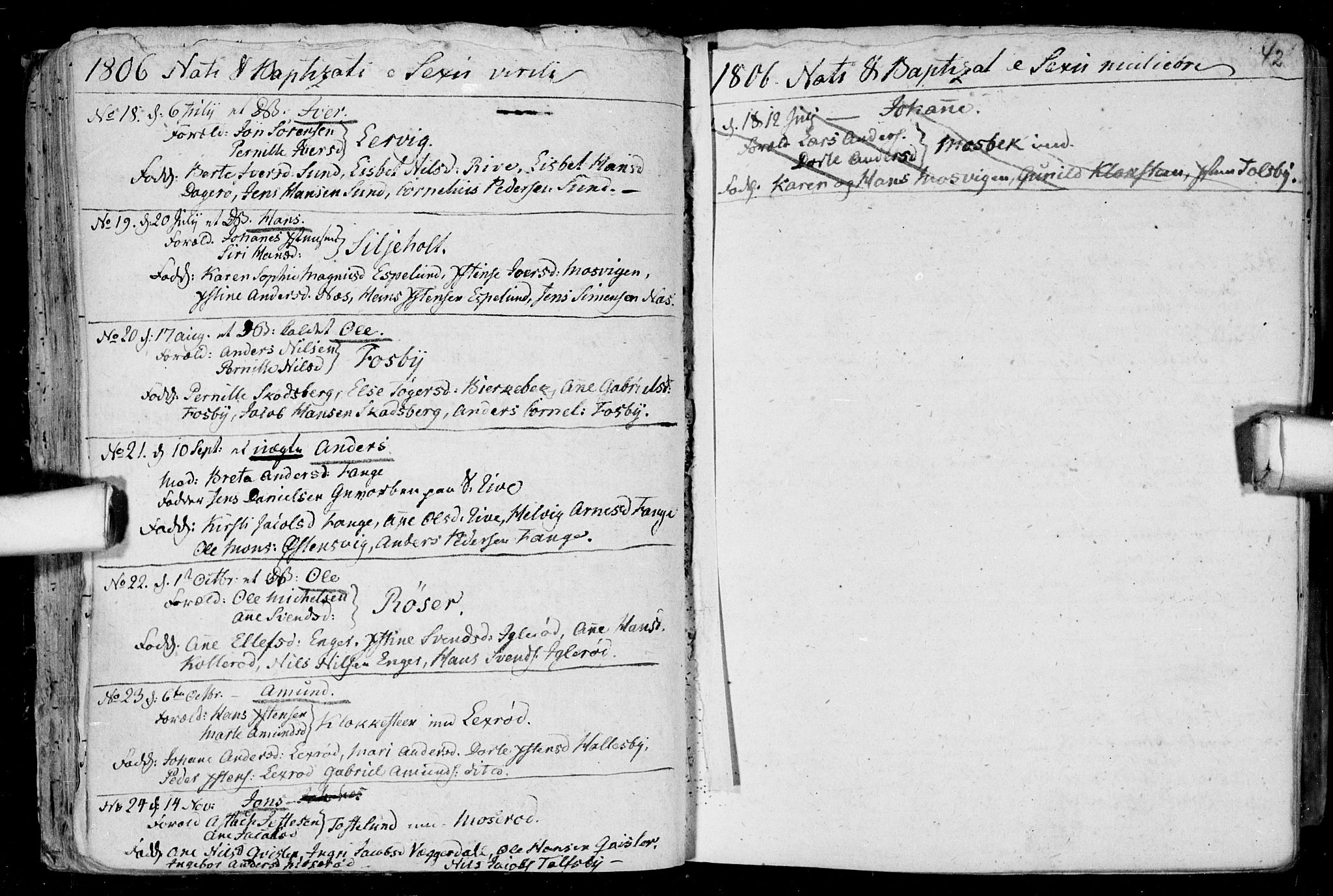 Aremark prestekontor Kirkebøker, SAO/A-10899/F/Fa/L0004: Parish register (official) no. I 4, 1796-1814, p. 42