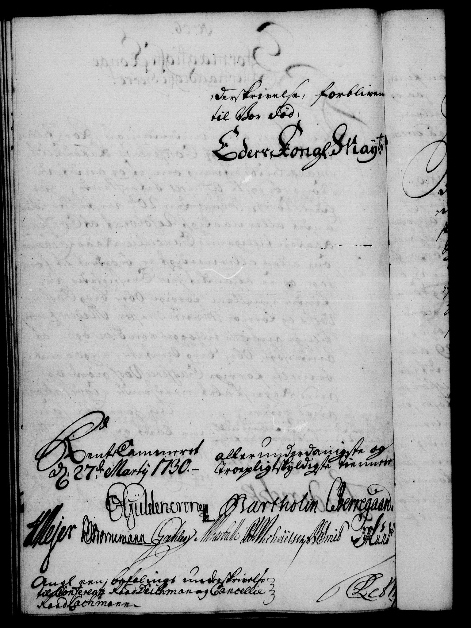 Rentekammeret, Kammerkanselliet, RA/EA-3111/G/Gf/Gfa/L0013: Norsk relasjons- og resolusjonsprotokoll (merket RK 52.13), 1730, p. 239