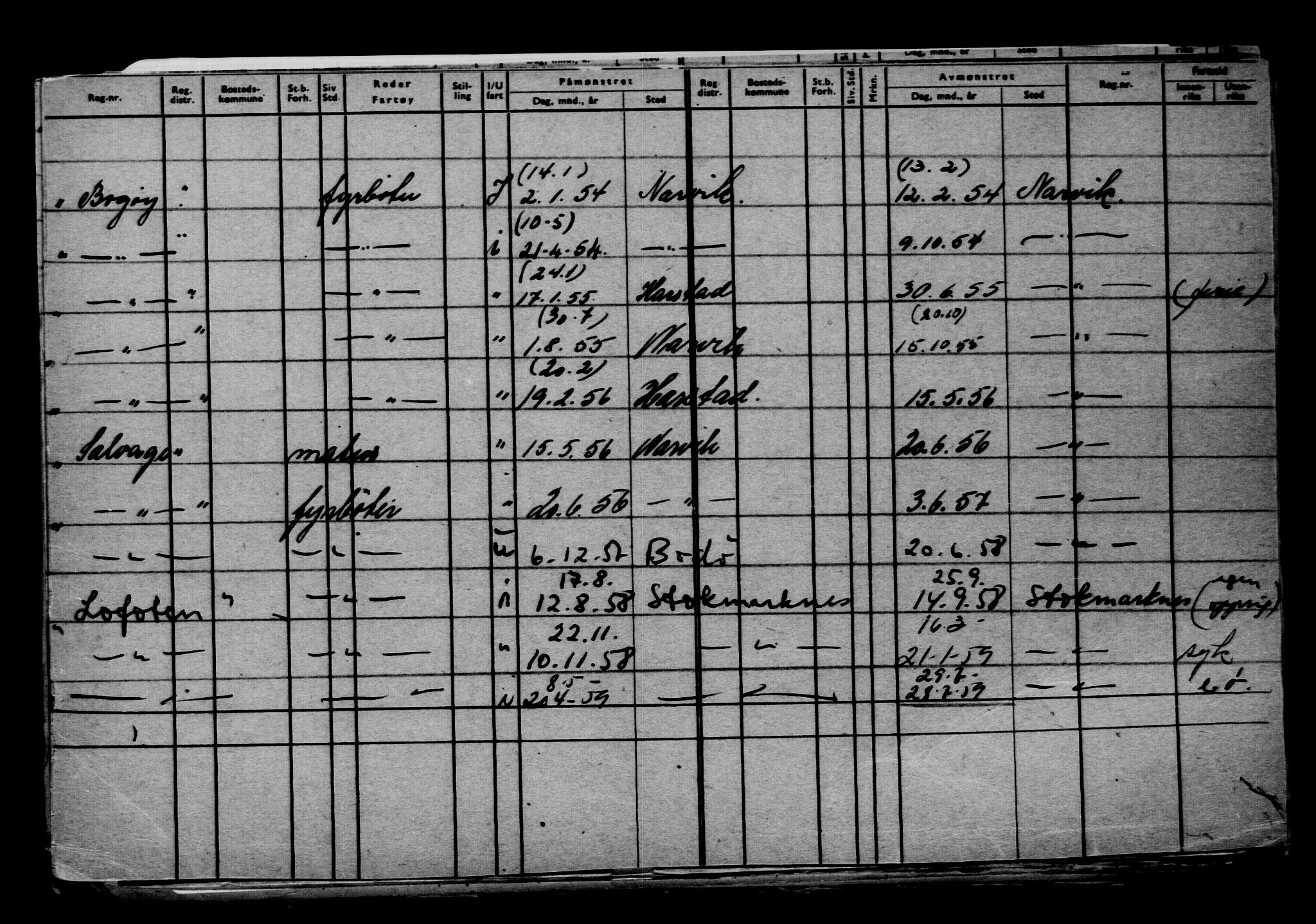 Direktoratet for sjømenn, AV/RA-S-3545/G/Gb/L0169: Hovedkort, 1919, p. 75