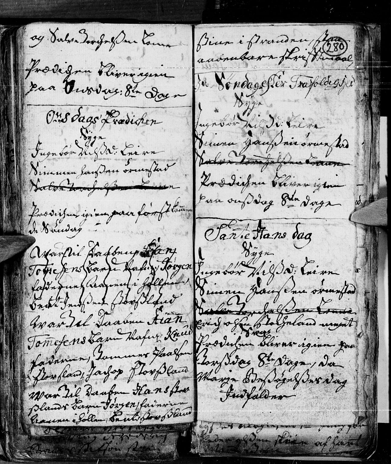 Søgne sokneprestkontor, AV/SAK-1111-0037/F/Fa/Fab/L0001: Parish register (official) no. A 1, 1716-1740, p. 280