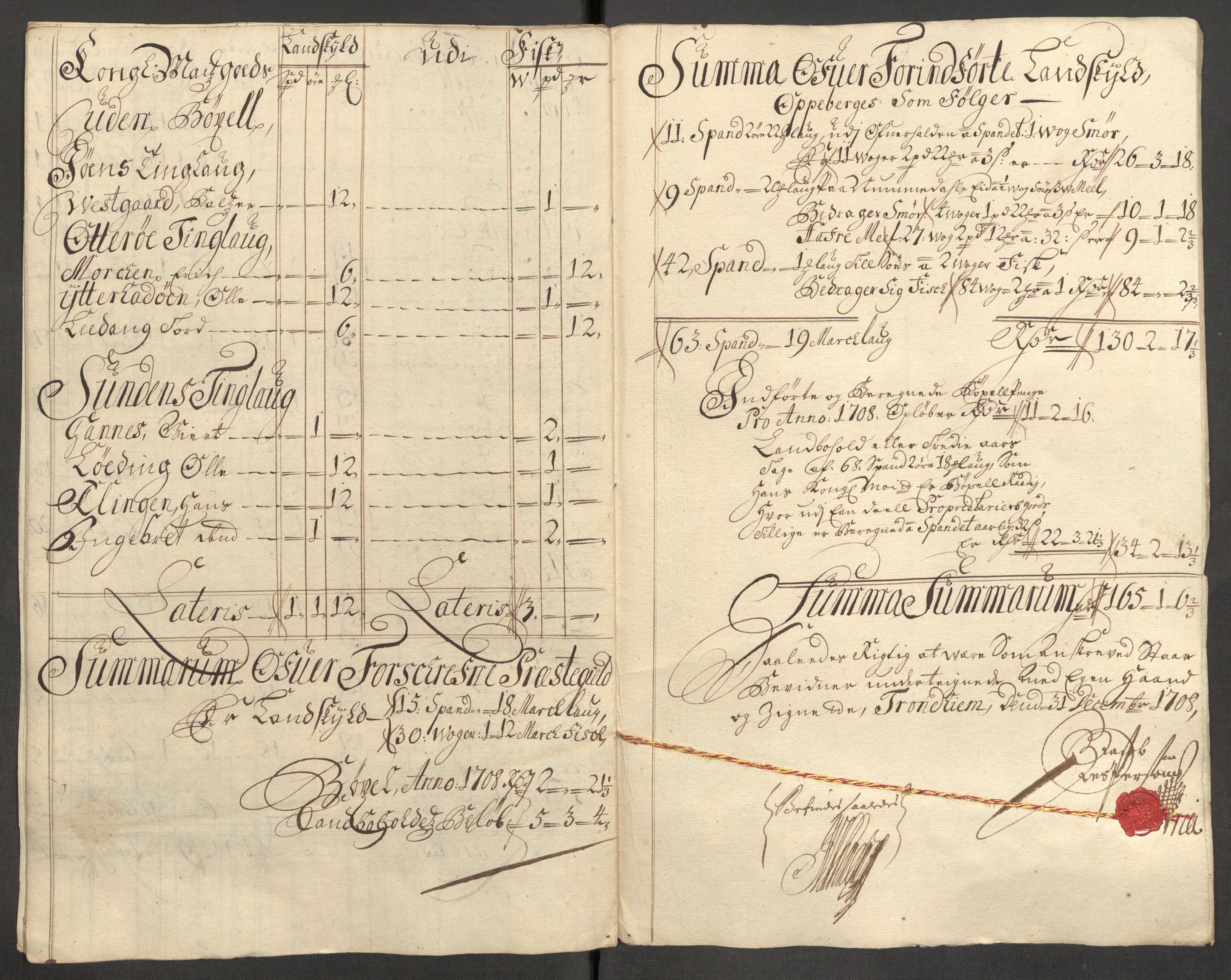 Rentekammeret inntil 1814, Reviderte regnskaper, Fogderegnskap, RA/EA-4092/R64/L4430: Fogderegnskap Namdal, 1707-1708, p. 352