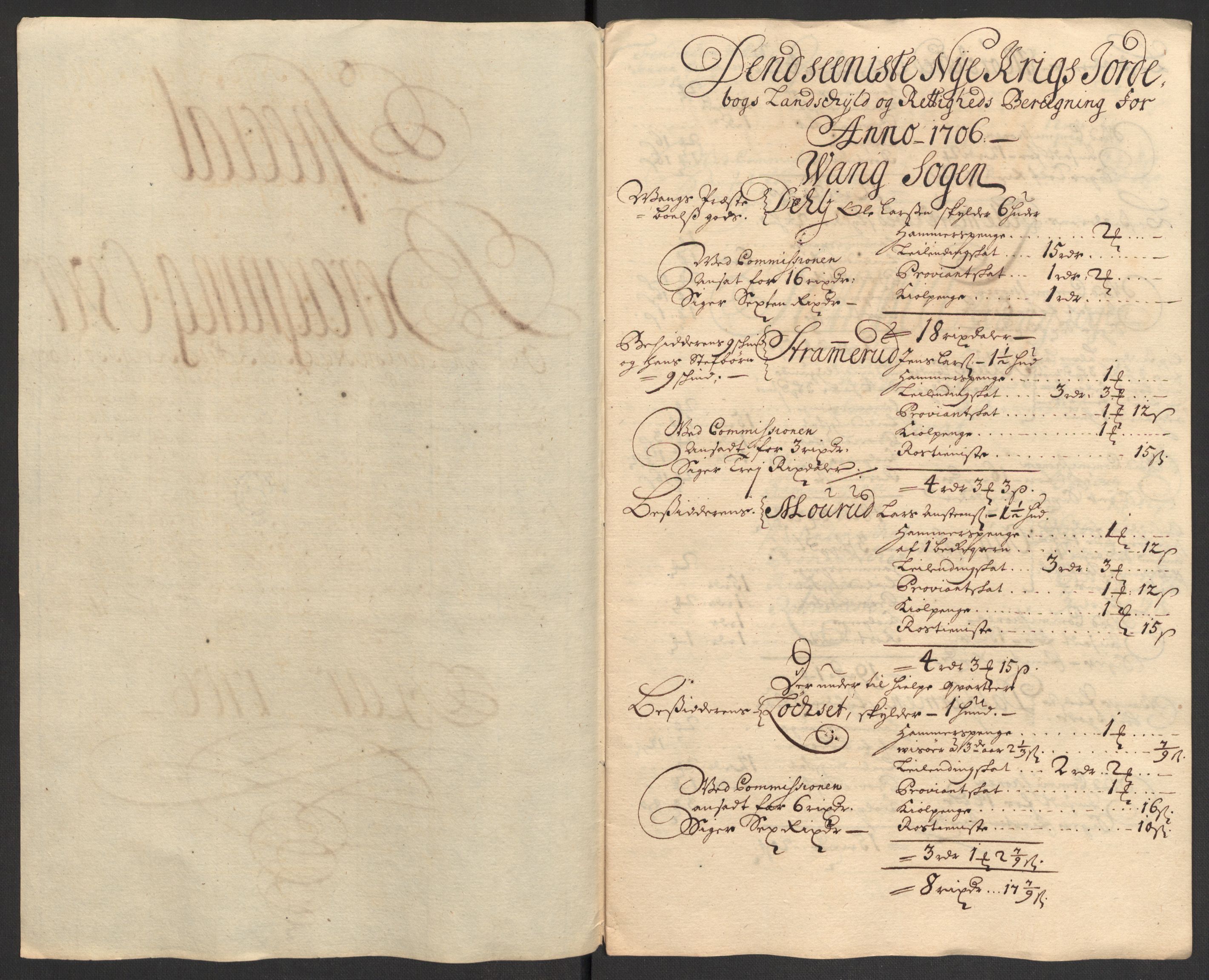 Rentekammeret inntil 1814, Reviderte regnskaper, Fogderegnskap, AV/RA-EA-4092/R16/L1043: Fogderegnskap Hedmark, 1706-1707, p. 225