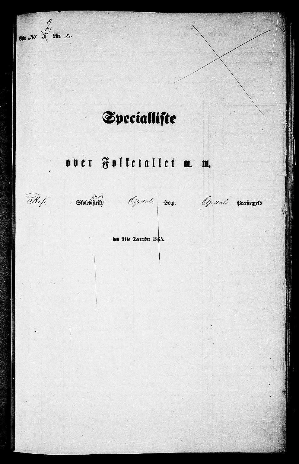 RA, 1865 census for Oppdal, 1865, p. 38