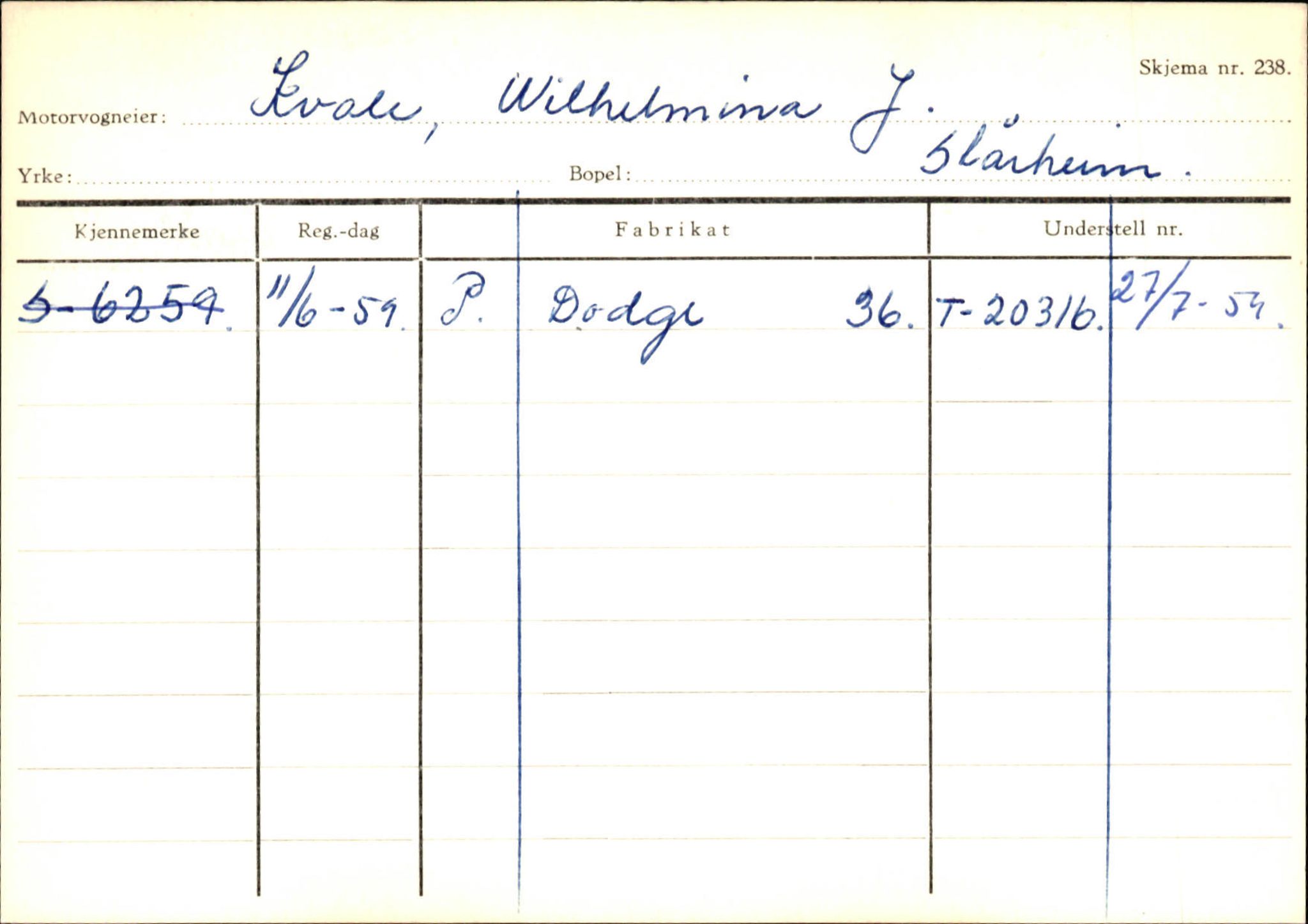 Statens vegvesen, Sogn og Fjordane vegkontor, SAB/A-5301/4/F/L0129: Eigarregistrer Eid A-S, 1945-1975, p. 1300