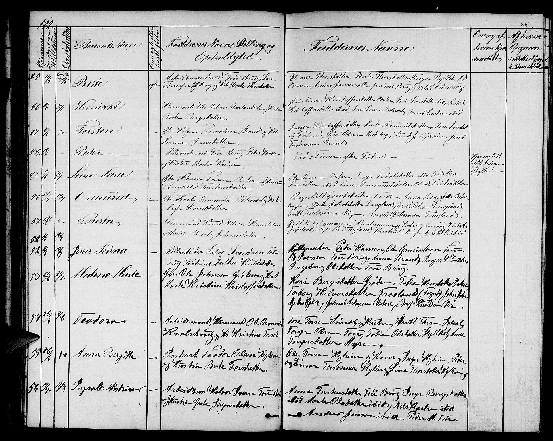Strand sokneprestkontor, SAST/A-101828/H/Ha/Hab/L0003: Parish register (copy) no. B 3, 1855-1881, p. 192