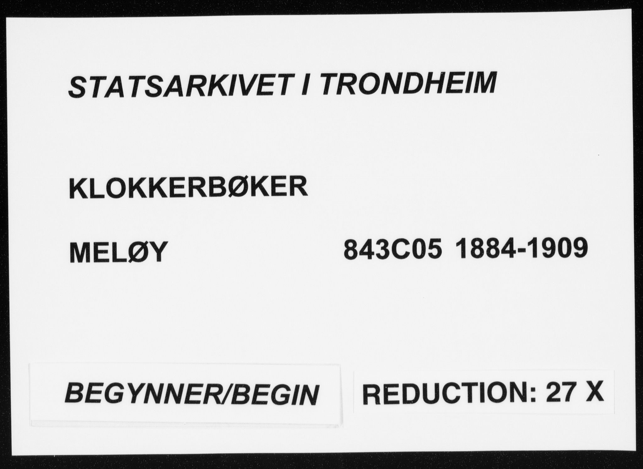 Ministerialprotokoller, klokkerbøker og fødselsregistre - Nordland, SAT/A-1459/843/L0636: Parish register (copy) no. 843C05, 1884-1909