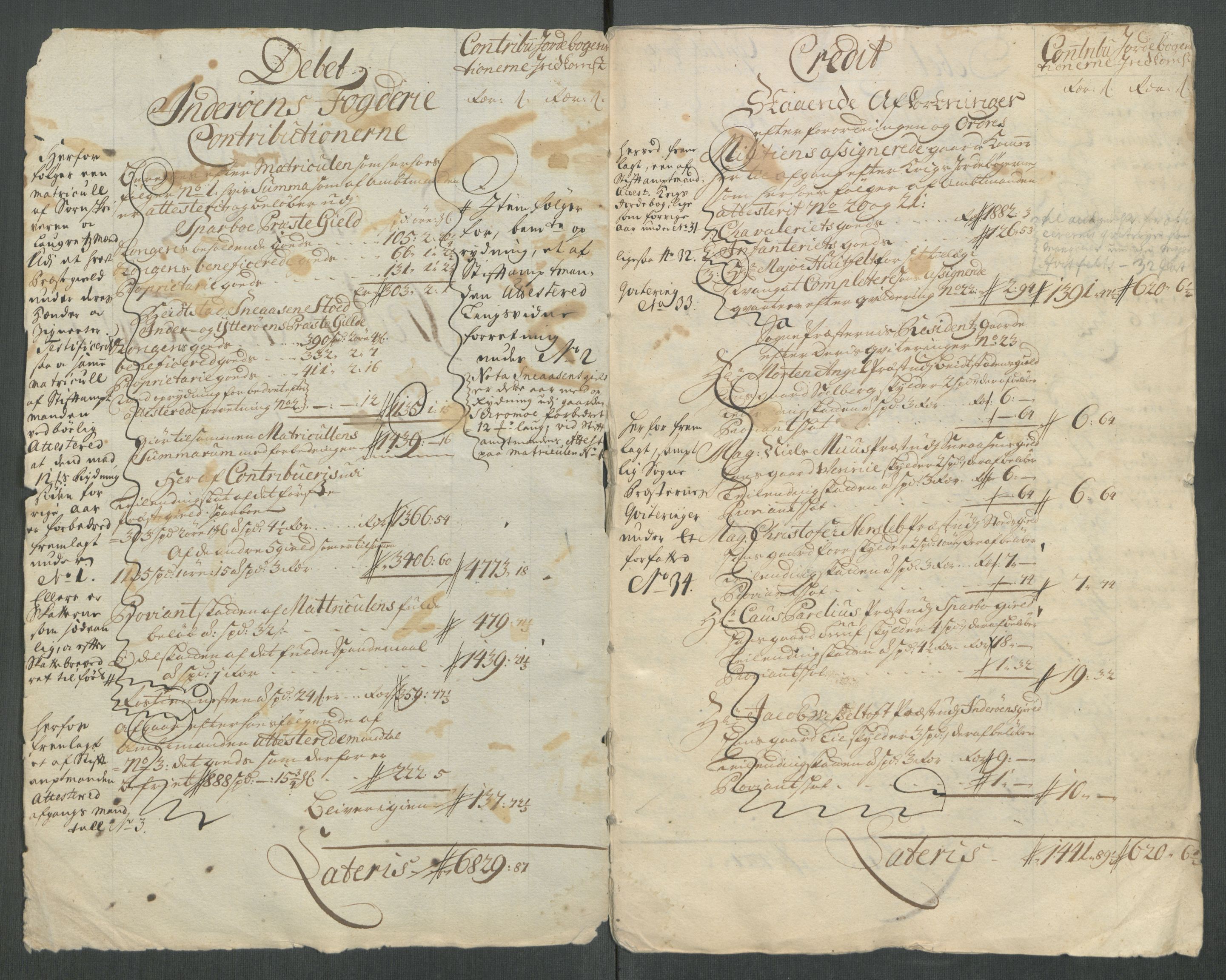 Rentekammeret inntil 1814, Reviderte regnskaper, Fogderegnskap, RA/EA-4092/R63/L4322: Fogderegnskap Inderøy, 1714, p. 4