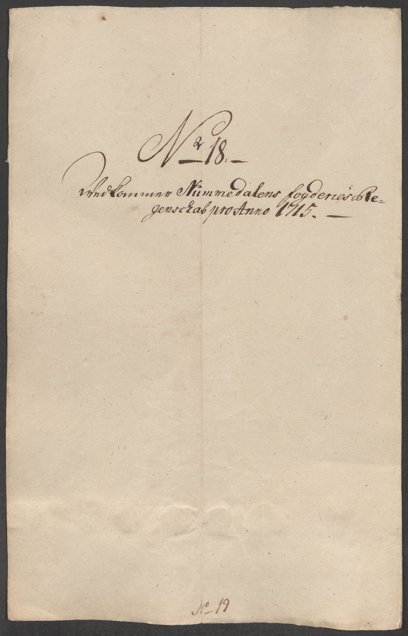 Rentekammeret inntil 1814, Reviderte regnskaper, Fogderegnskap, RA/EA-4092/R64/L4436: Fogderegnskap Namdal, 1715, p. 185
