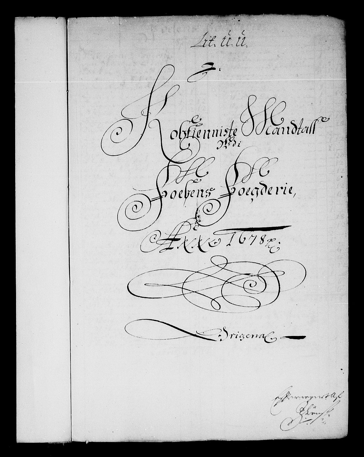 Rentekammeret inntil 1814, Reviderte regnskaper, Stiftamtstueregnskaper, Trondheim stiftamt og Nordland amt, AV/RA-EA-6044/R/Re/L0051: Trondheim stiftamt og Nordland amt, 1678