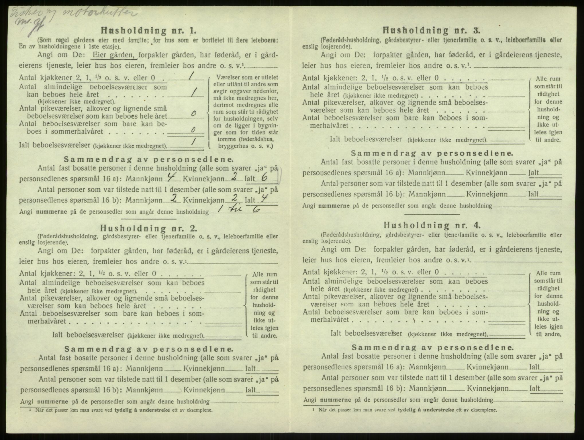 SAB, 1920 census for Austrheim, 1920, p. 231