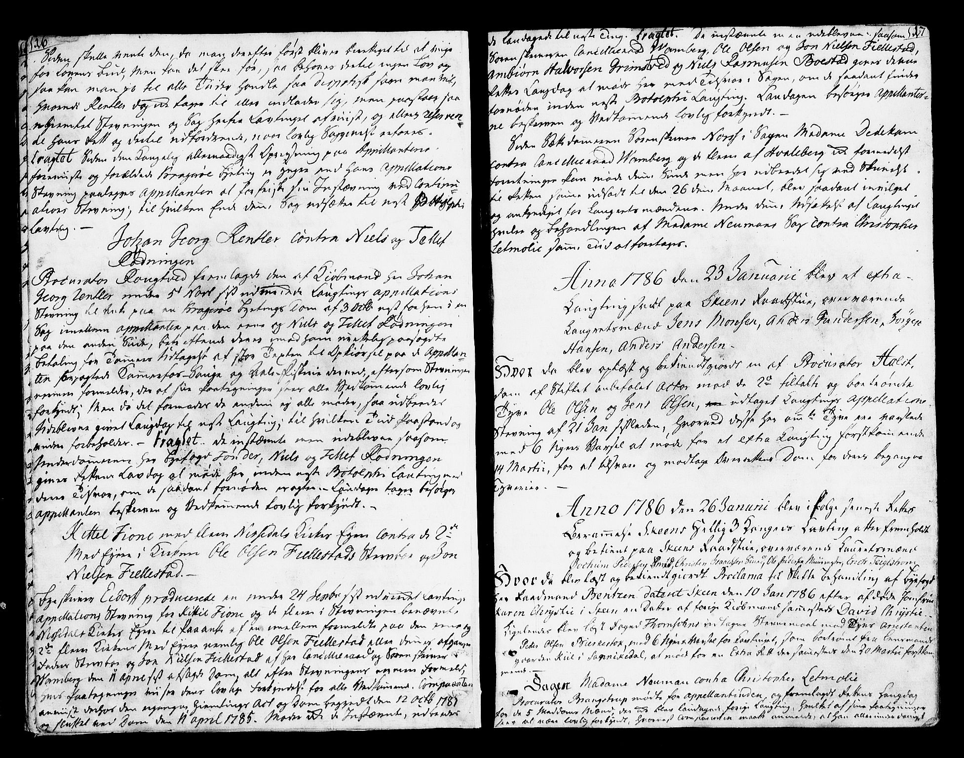 Skien lagting, AV/SAKO-A-803/F/Fa/L0009: Tingbok, 1785-1798, p. 16-17