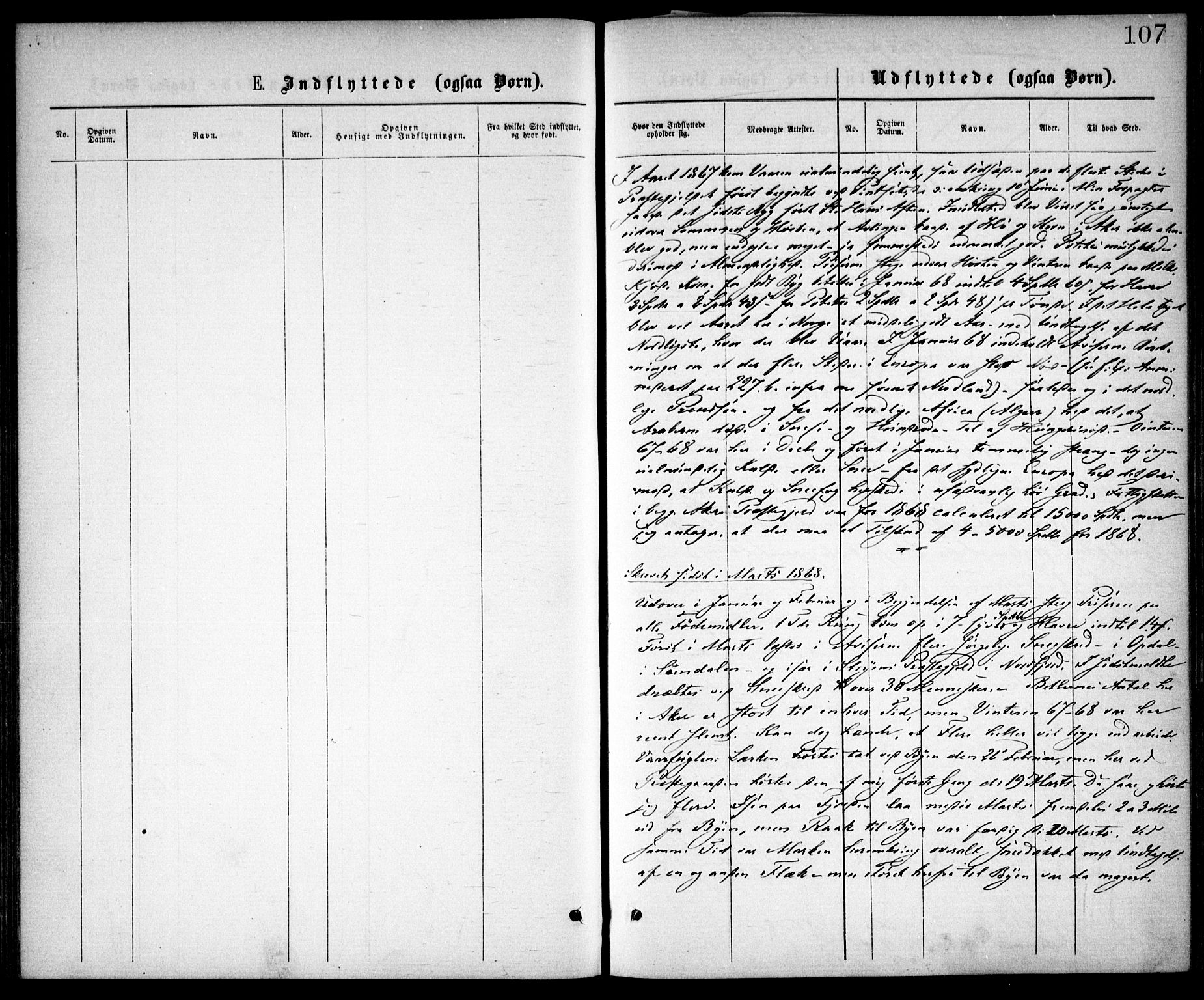 Østre Aker prestekontor Kirkebøker, SAO/A-10840/F/Fa/L0002: Parish register (official) no. I 2, 1861-1878, p. 107