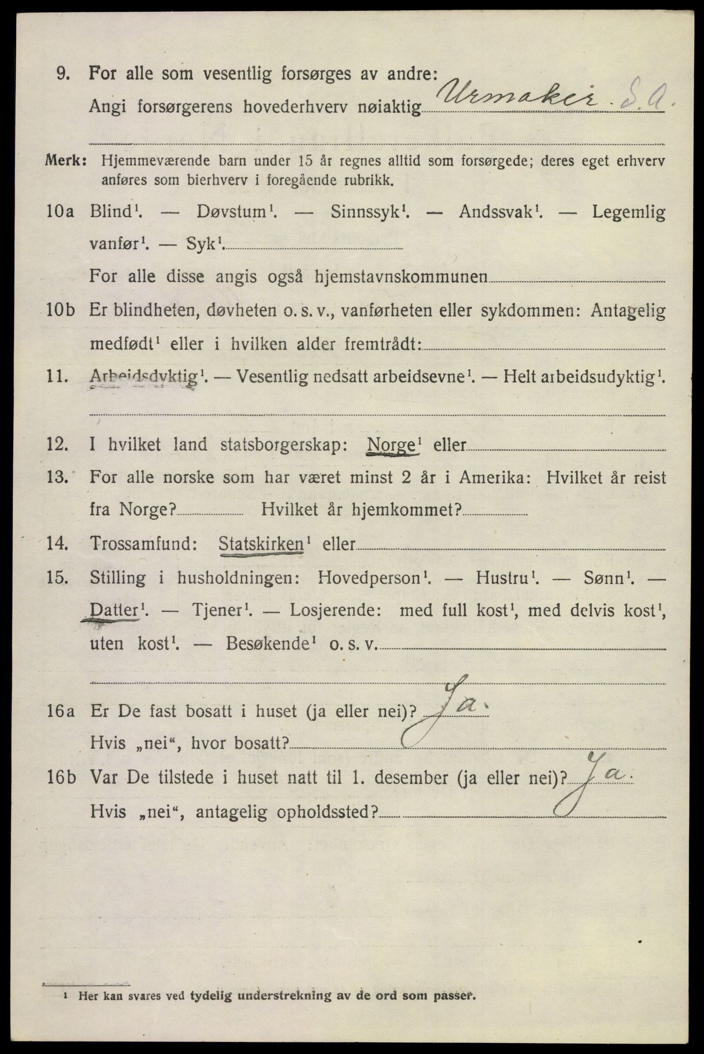 SAKO, 1920 census for Øvre Sandsvær, 1920, p. 4687