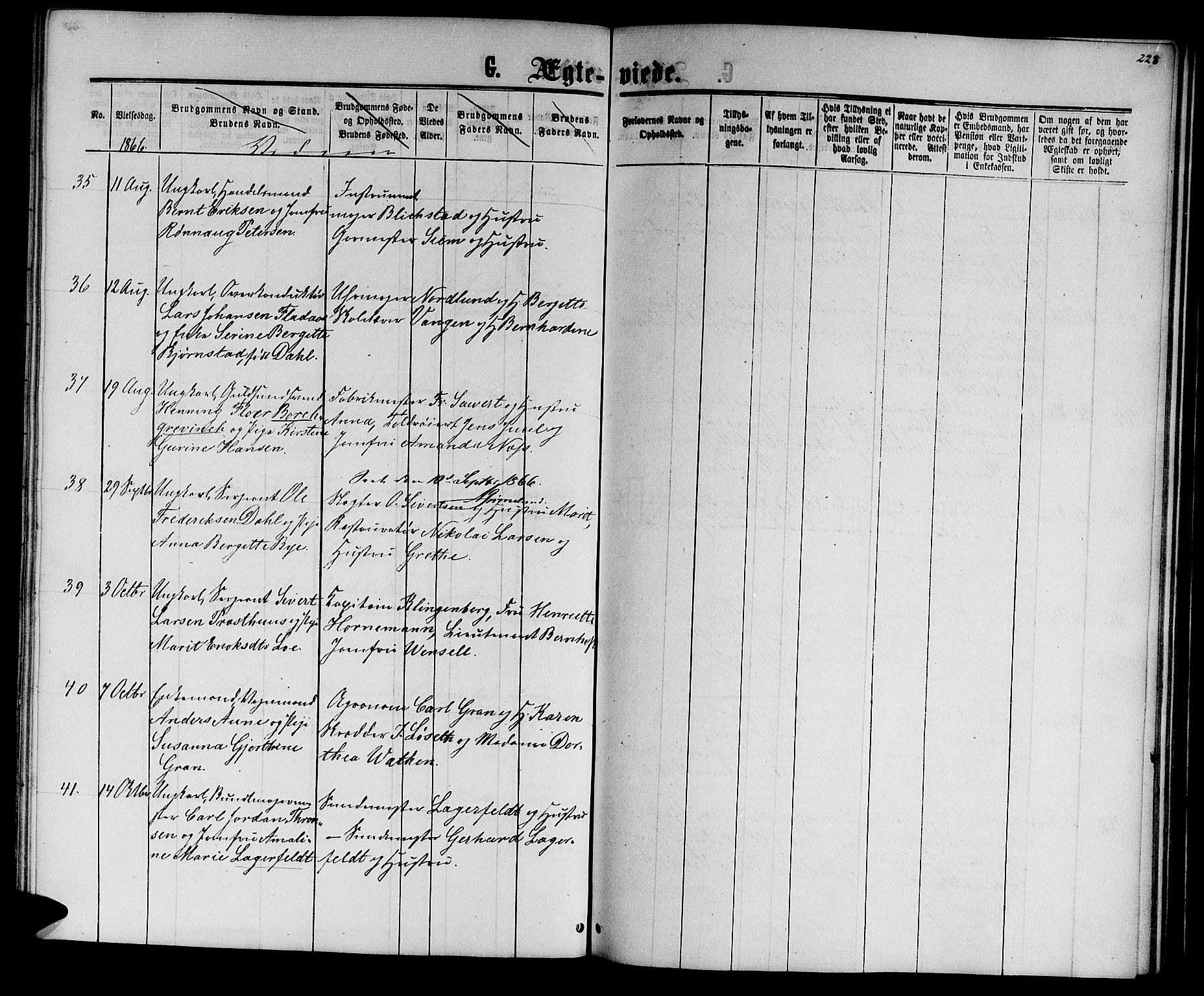 Ministerialprotokoller, klokkerbøker og fødselsregistre - Sør-Trøndelag, AV/SAT-A-1456/601/L0087: Parish register (copy) no. 601C05, 1864-1881, p. 228