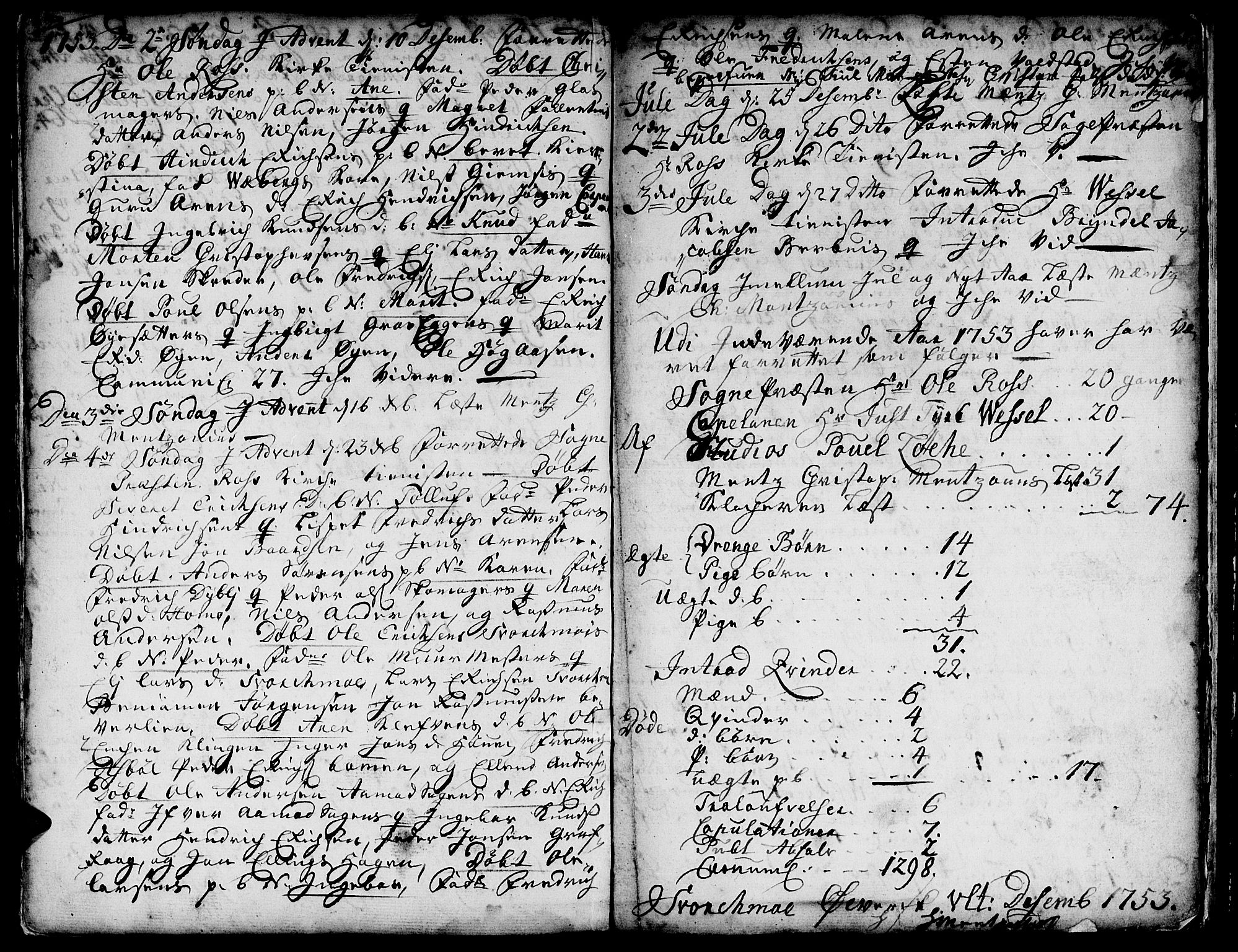 Ministerialprotokoller, klokkerbøker og fødselsregistre - Sør-Trøndelag, SAT/A-1456/671/L0839: Parish register (official) no. 671A01, 1730-1755, p. 437-438