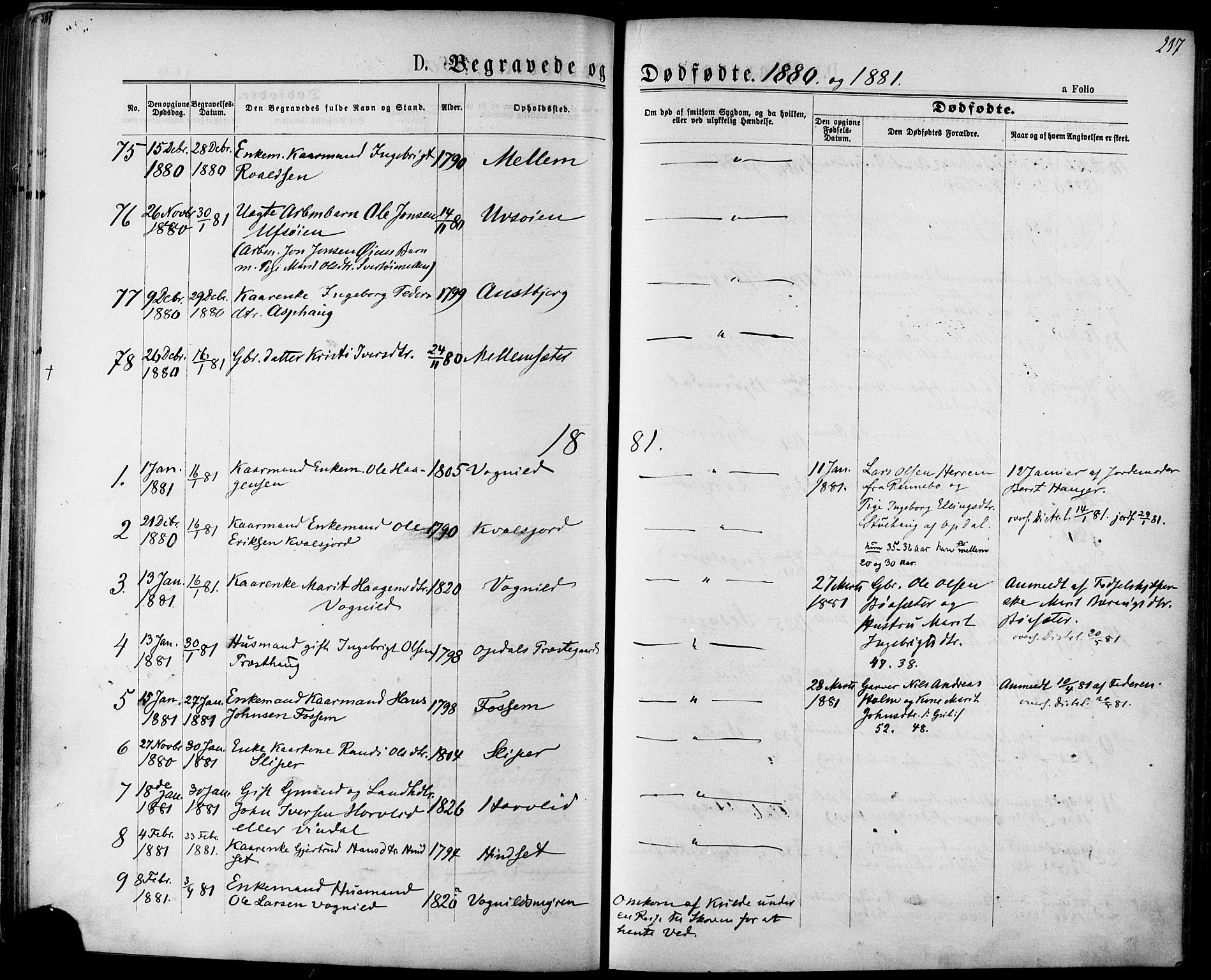 Ministerialprotokoller, klokkerbøker og fødselsregistre - Sør-Trøndelag, SAT/A-1456/678/L0900: Parish register (official) no. 678A09, 1872-1881, p. 237