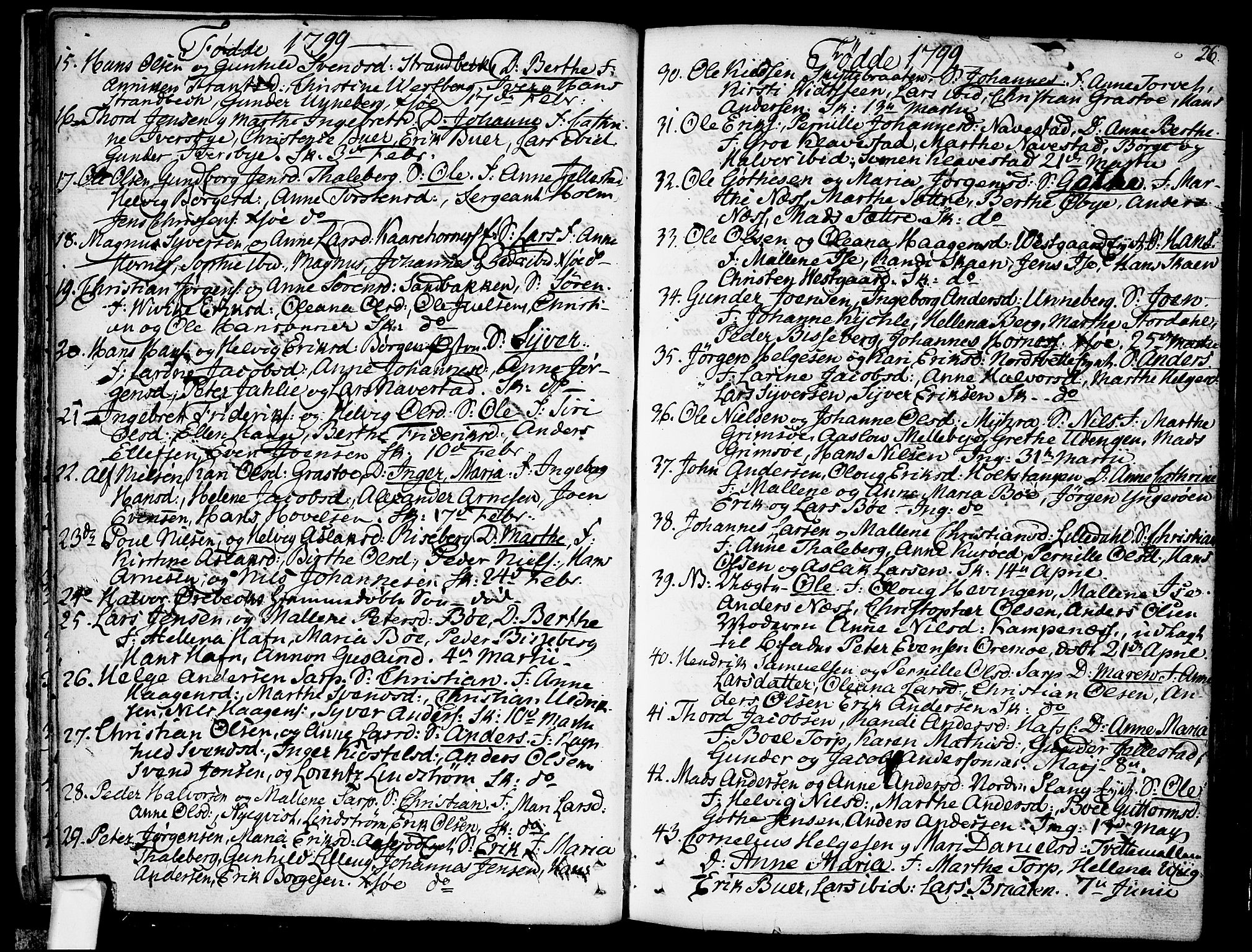 Skjeberg prestekontor Kirkebøker, AV/SAO-A-10923/F/Fa/L0003: Parish register (official) no. I 3, 1792-1814, p. 26