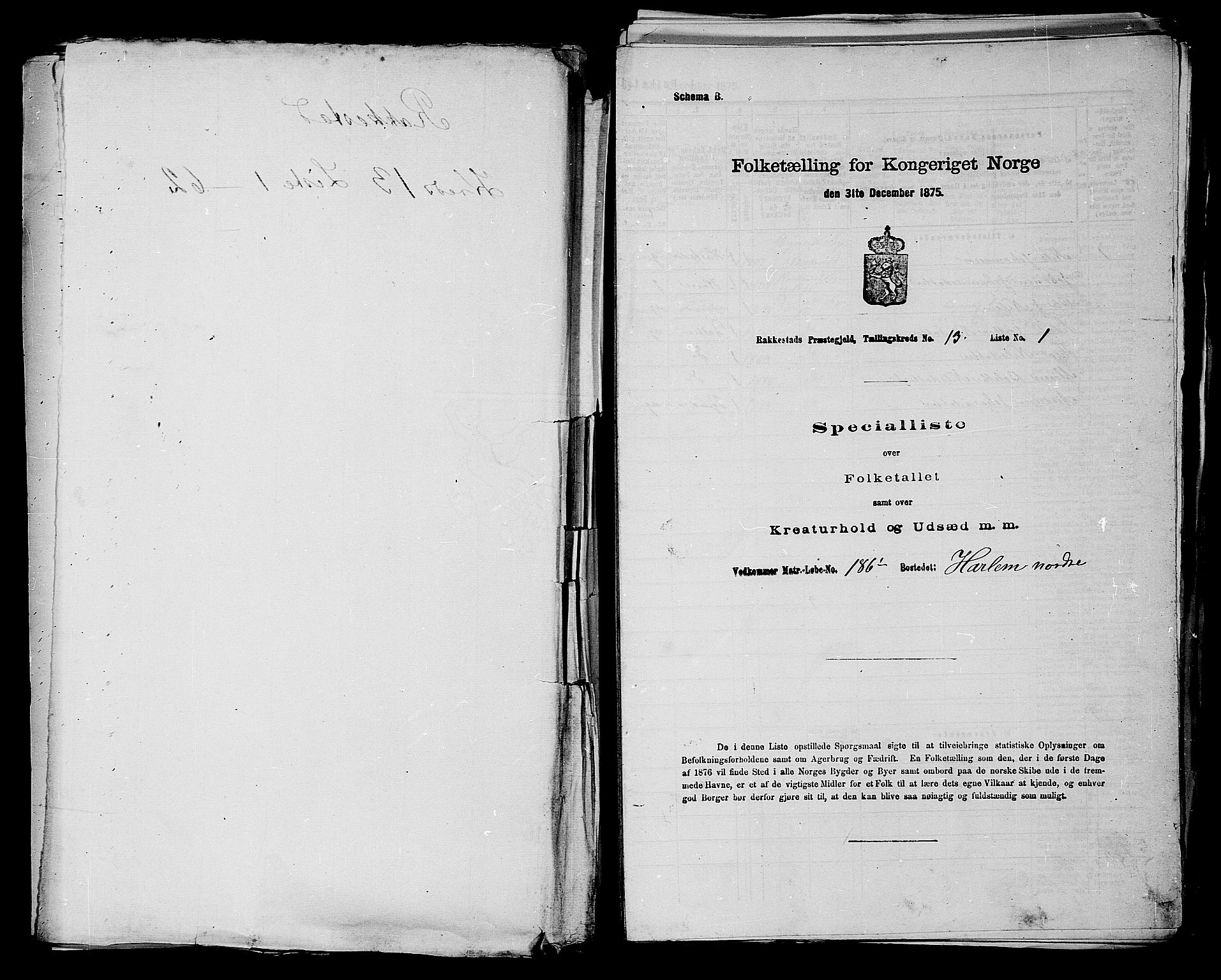 RA, 1875 census for 0128P Rakkestad, 1875, p. 1467