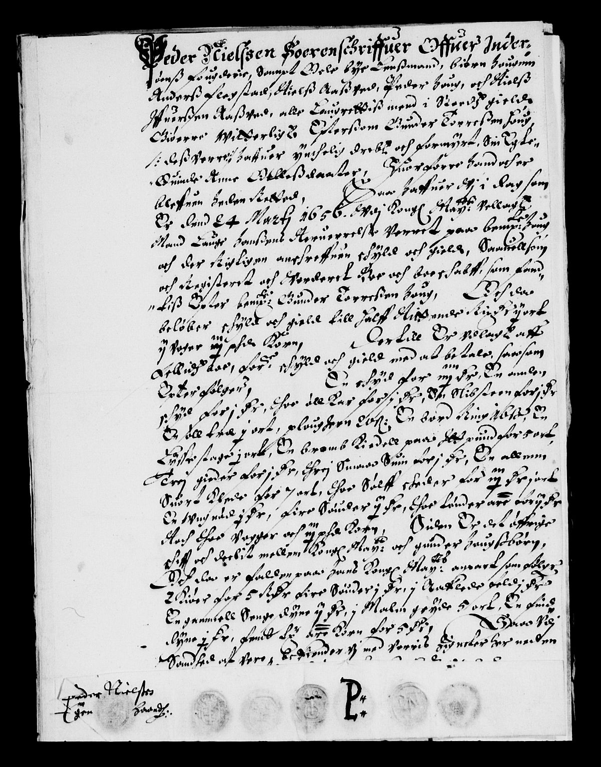 Rentekammeret inntil 1814, Reviderte regnskaper, Lensregnskaper, AV/RA-EA-5023/R/Rb/Rbw/L0120: Trondheim len, 1655-1656