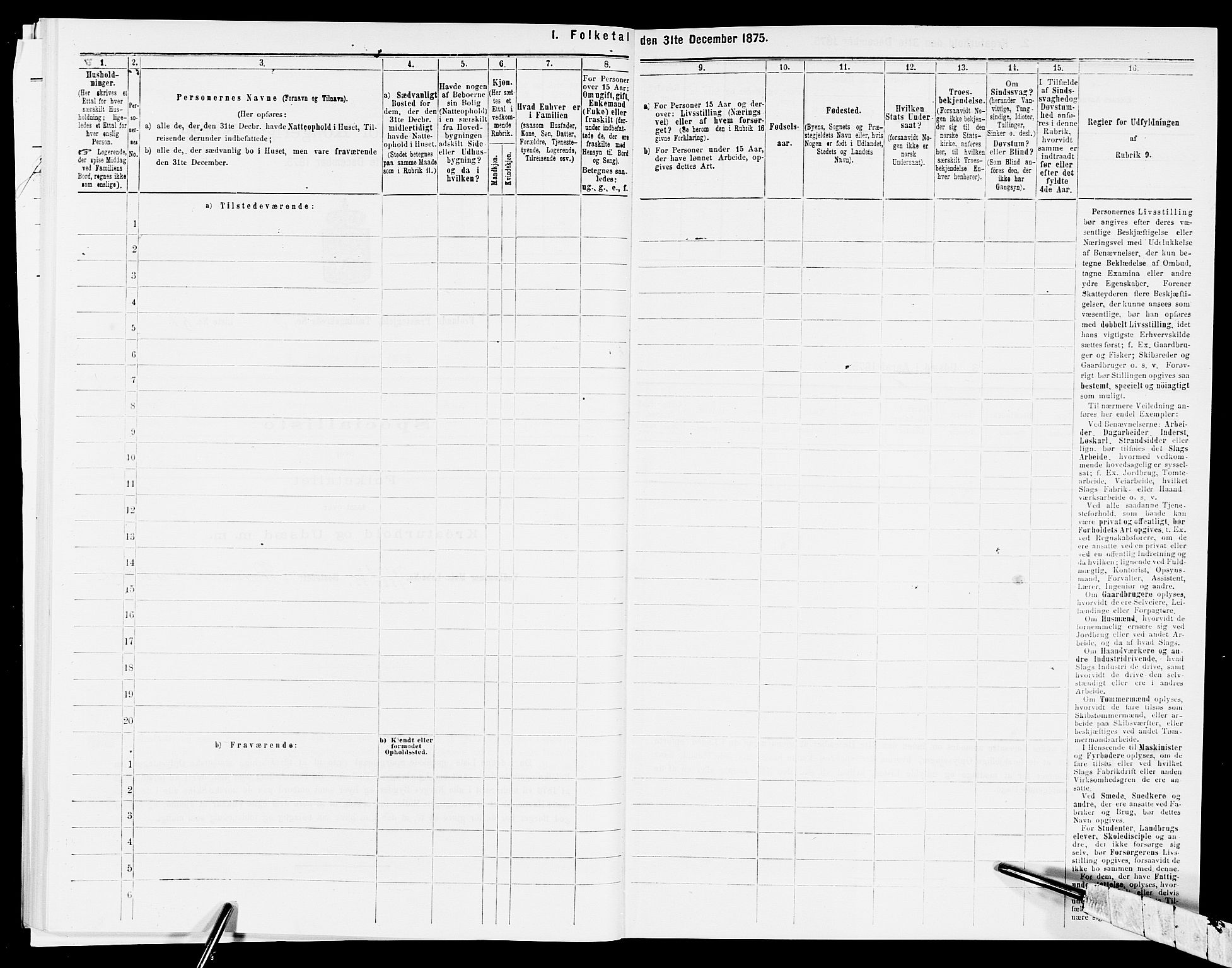 SAK, 1875 census for 0919P Froland, 1875, p. 390